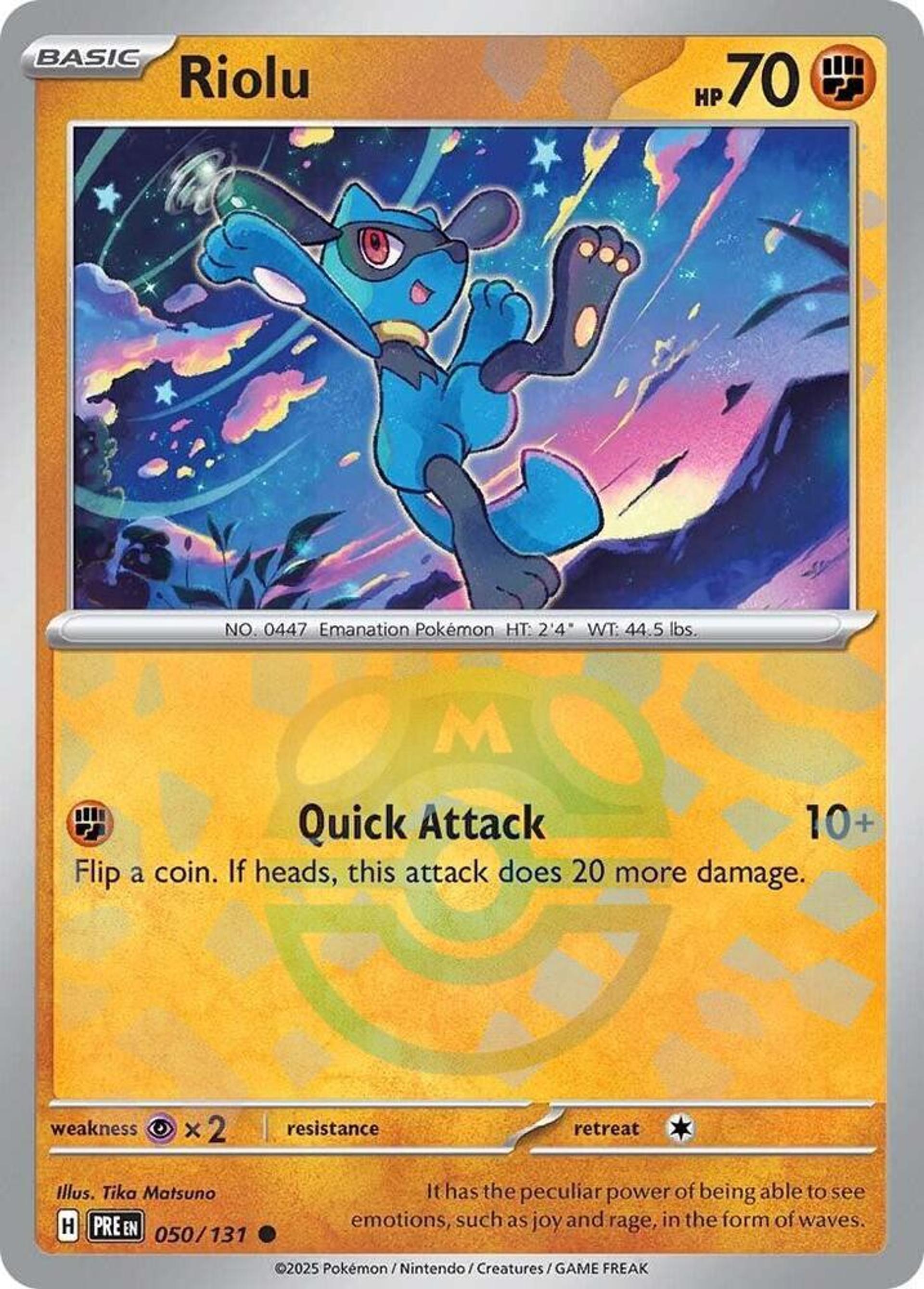 Riolu — SV: Prismatic Evolutions — Pokemon