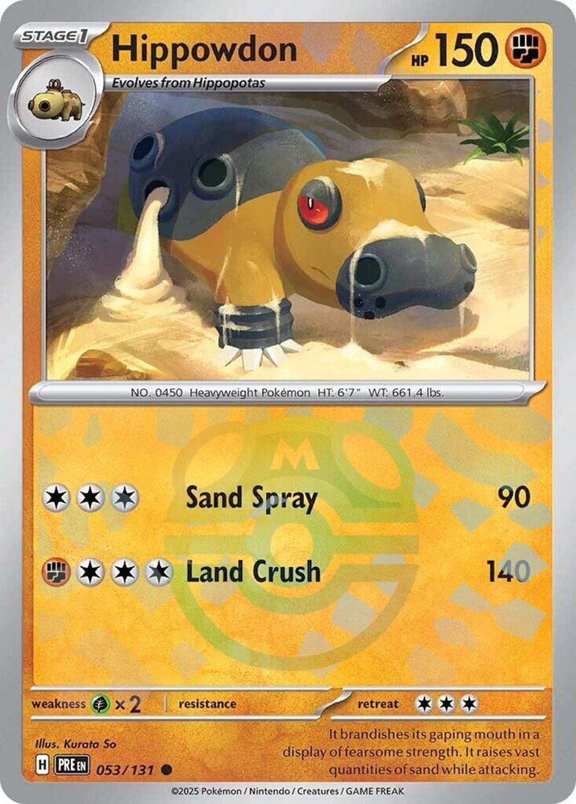 Hippowdon — SV: Prismatic Evolutions — Pokemon