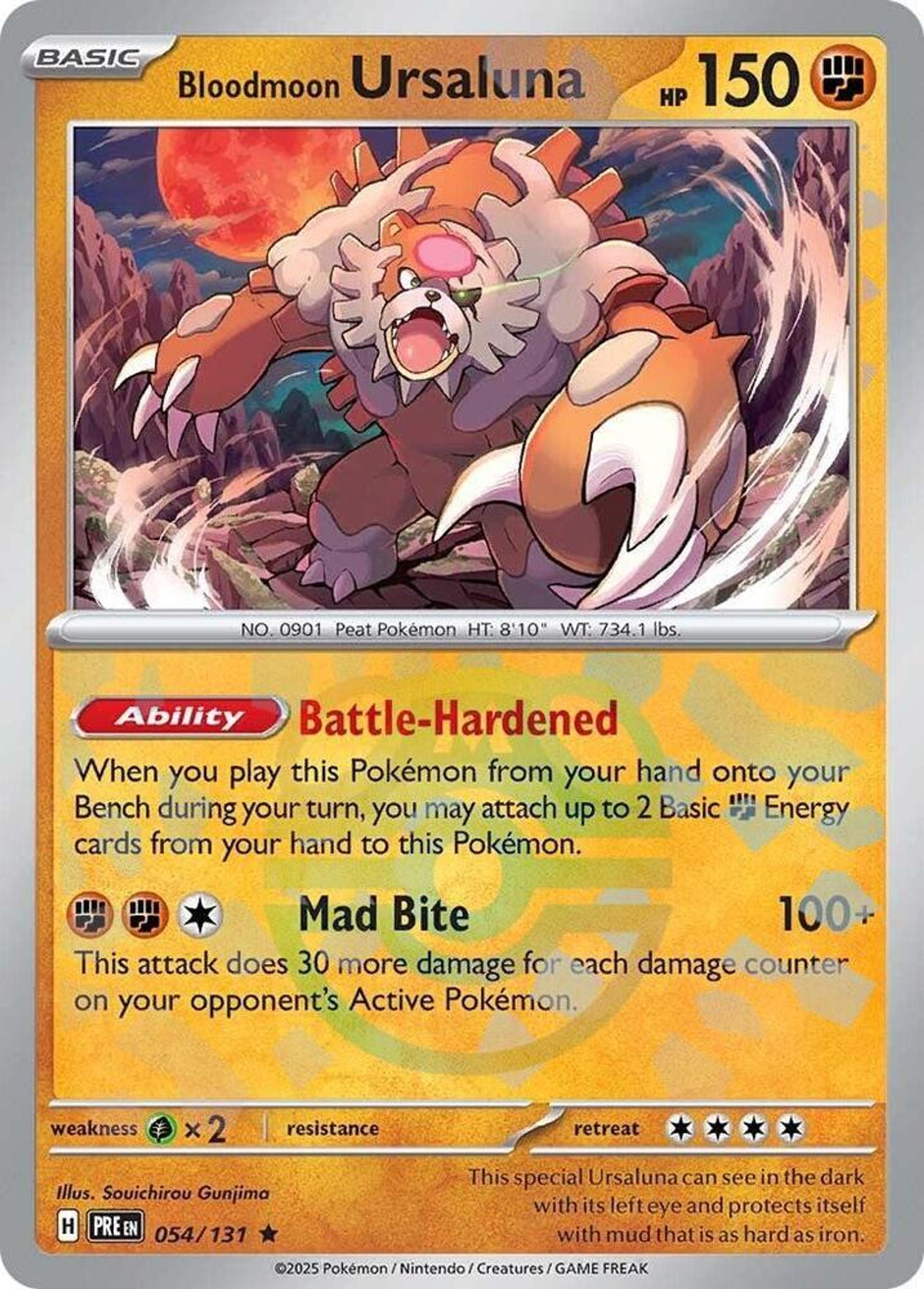 Bloodmoon Ursaluna — SV: Prismatic Evolutions — Pokémon
