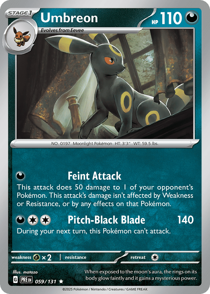 Umbreon — SV: Prismatic Evolutions — Pokemon