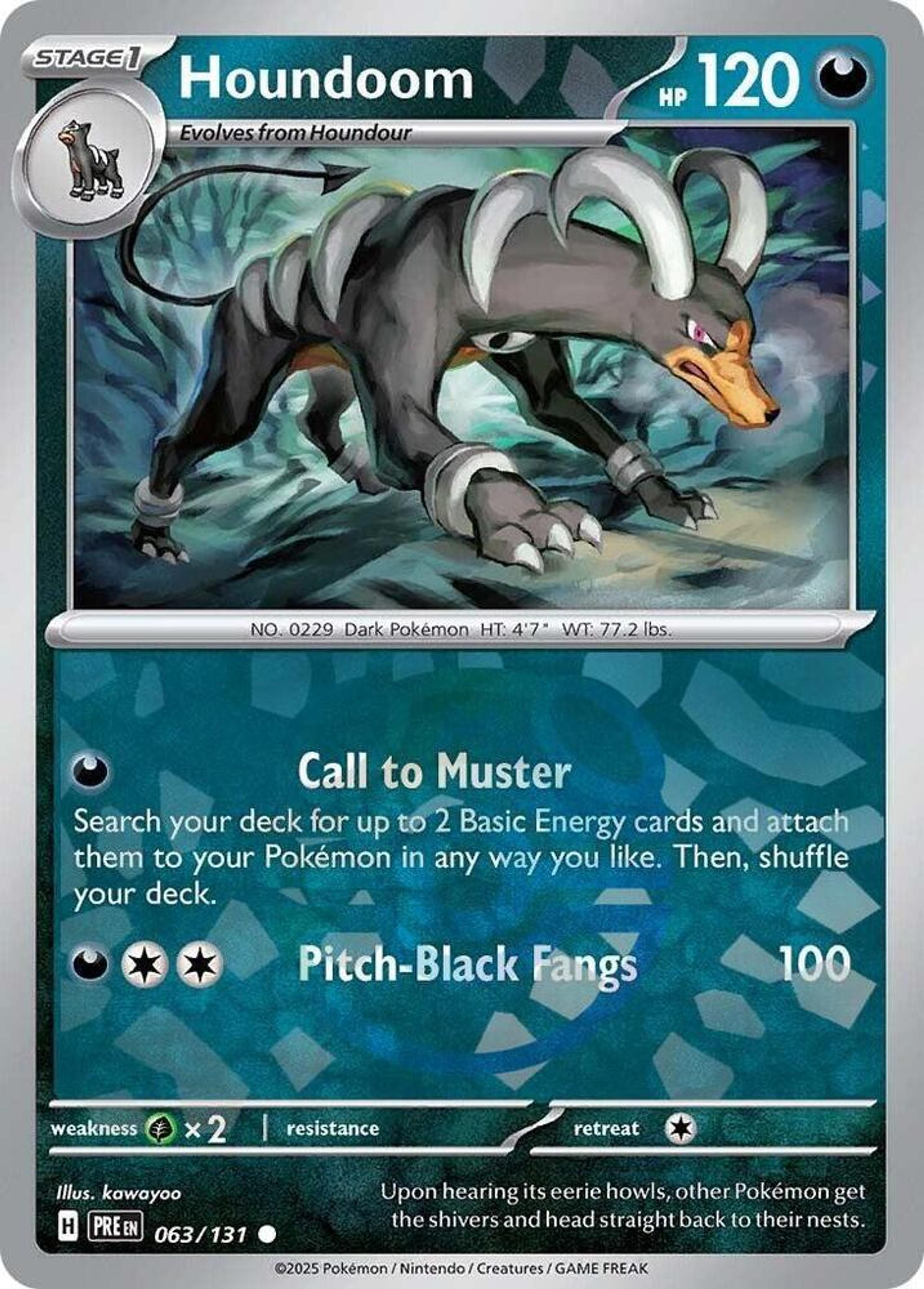 Houndoom — SV: Prismatic Evolutions — Pokemon