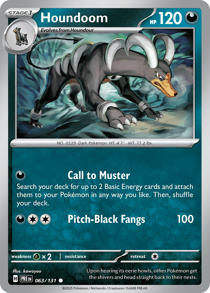 Houndoom — SV: Prismatic Evolutions — Pokemon