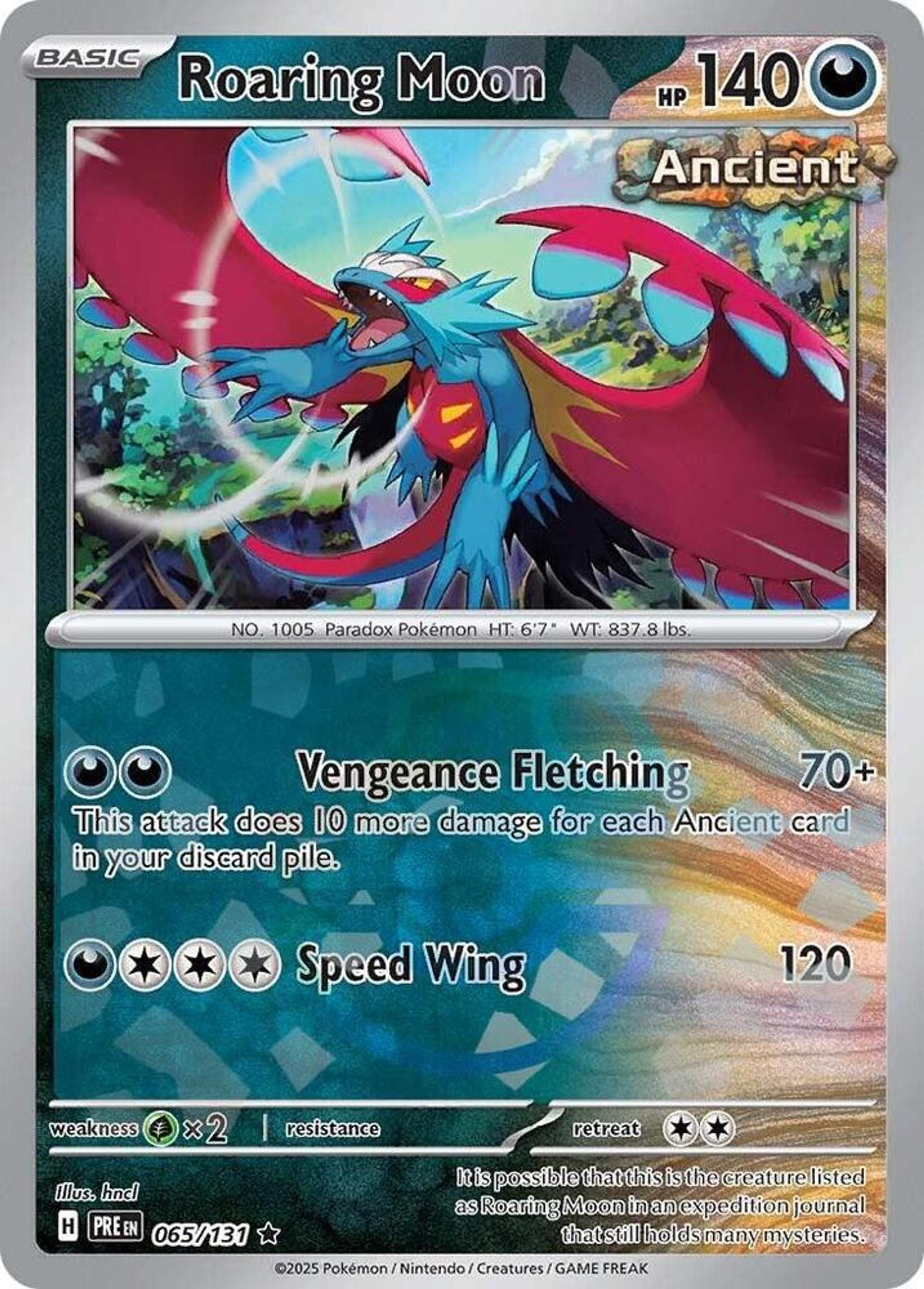 Roaring Moon — SV: Prismatic Evolutions — Pokemon