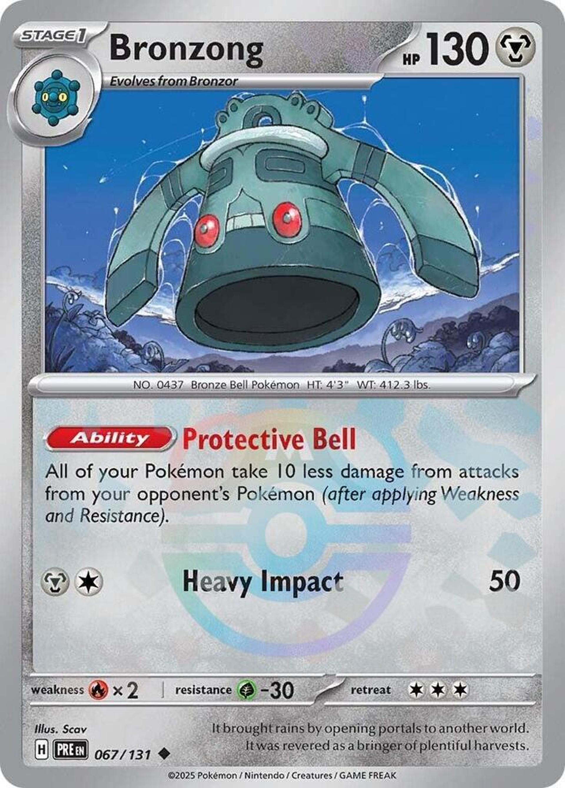 Bronzong — SV: Prismatic Evolutions — Pokemon