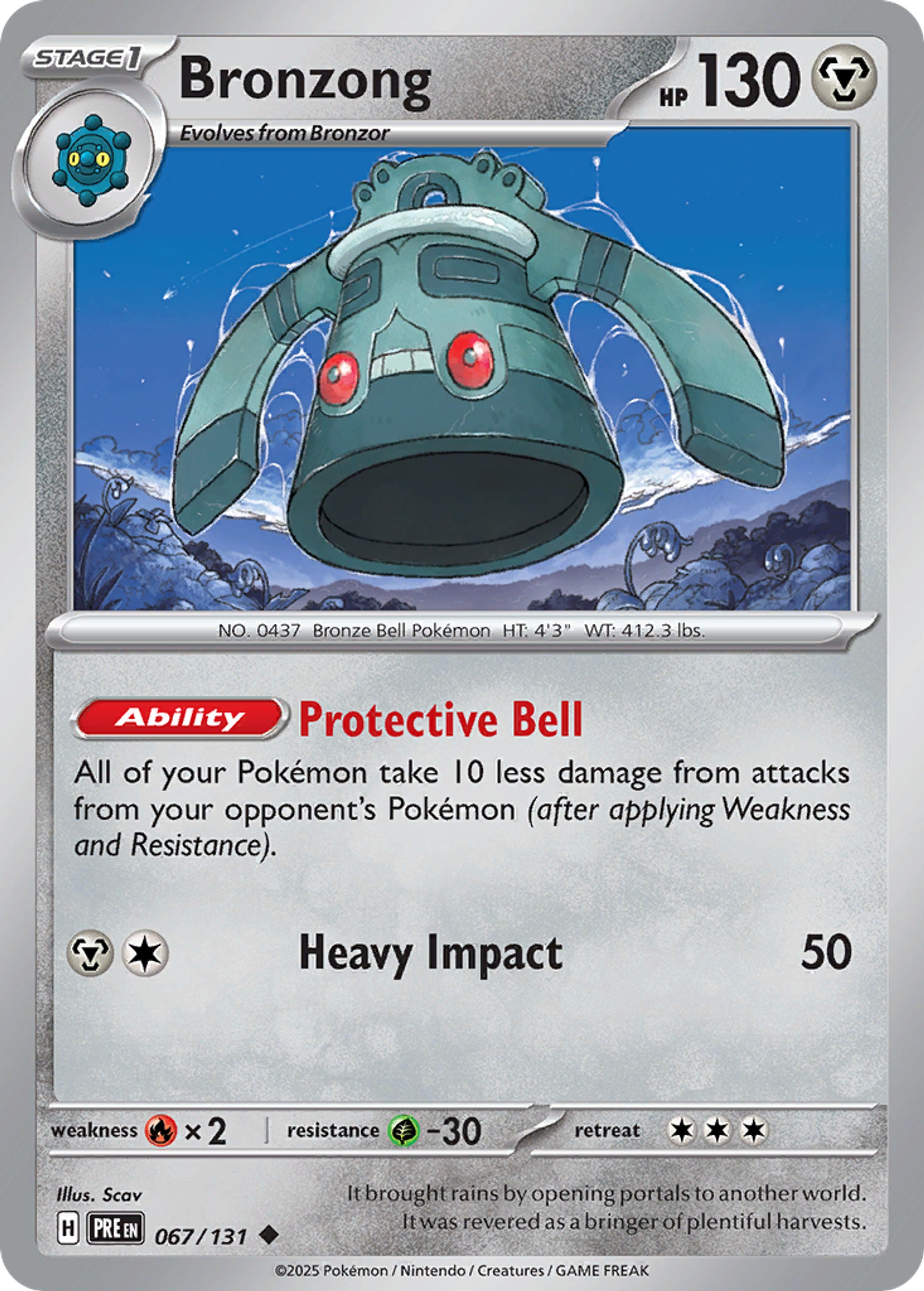 Bronzong — SV: Prismatic Evolutions — Pokémon