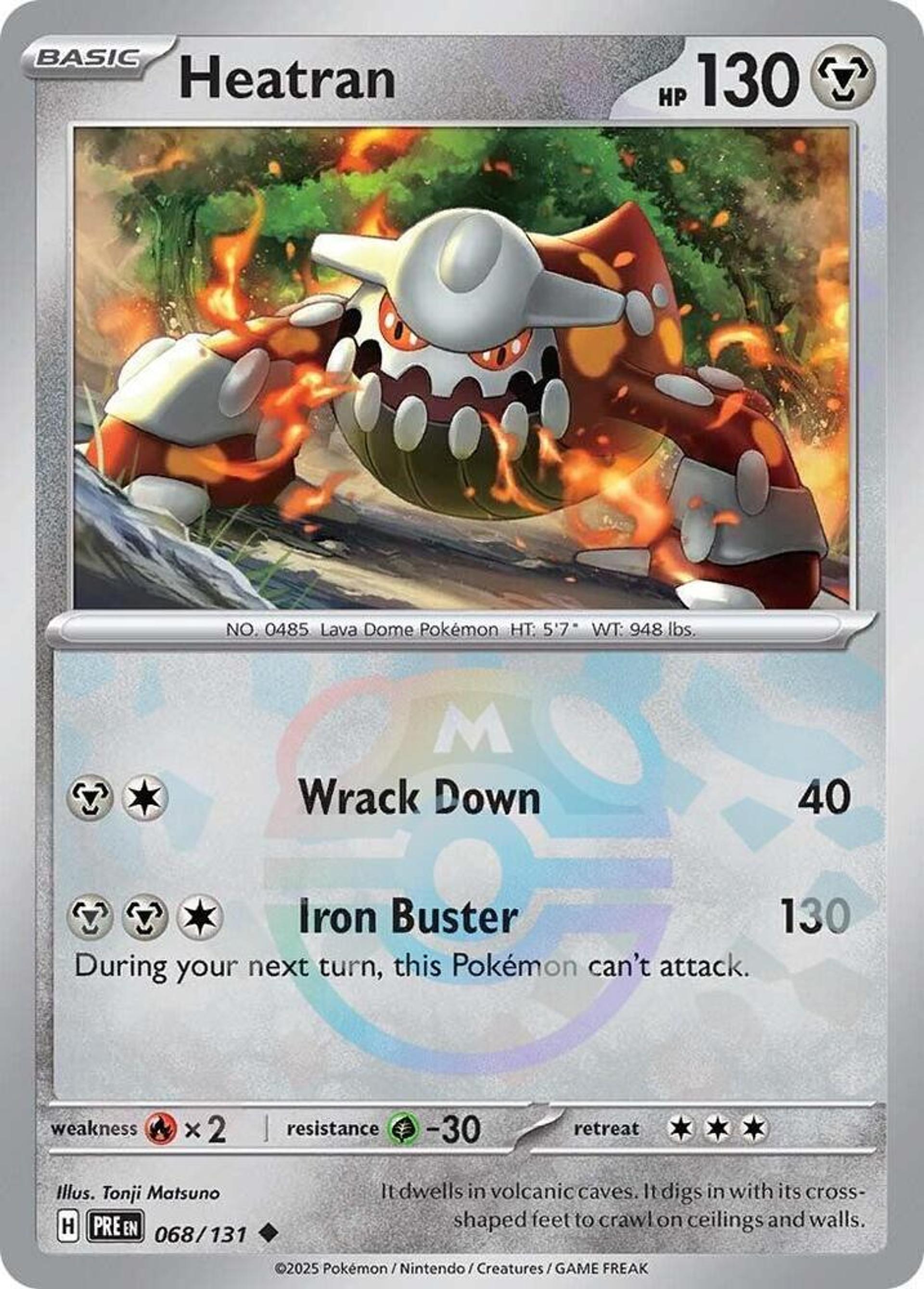 Heatran — SV: Prismatic Evolutions — Pokémon