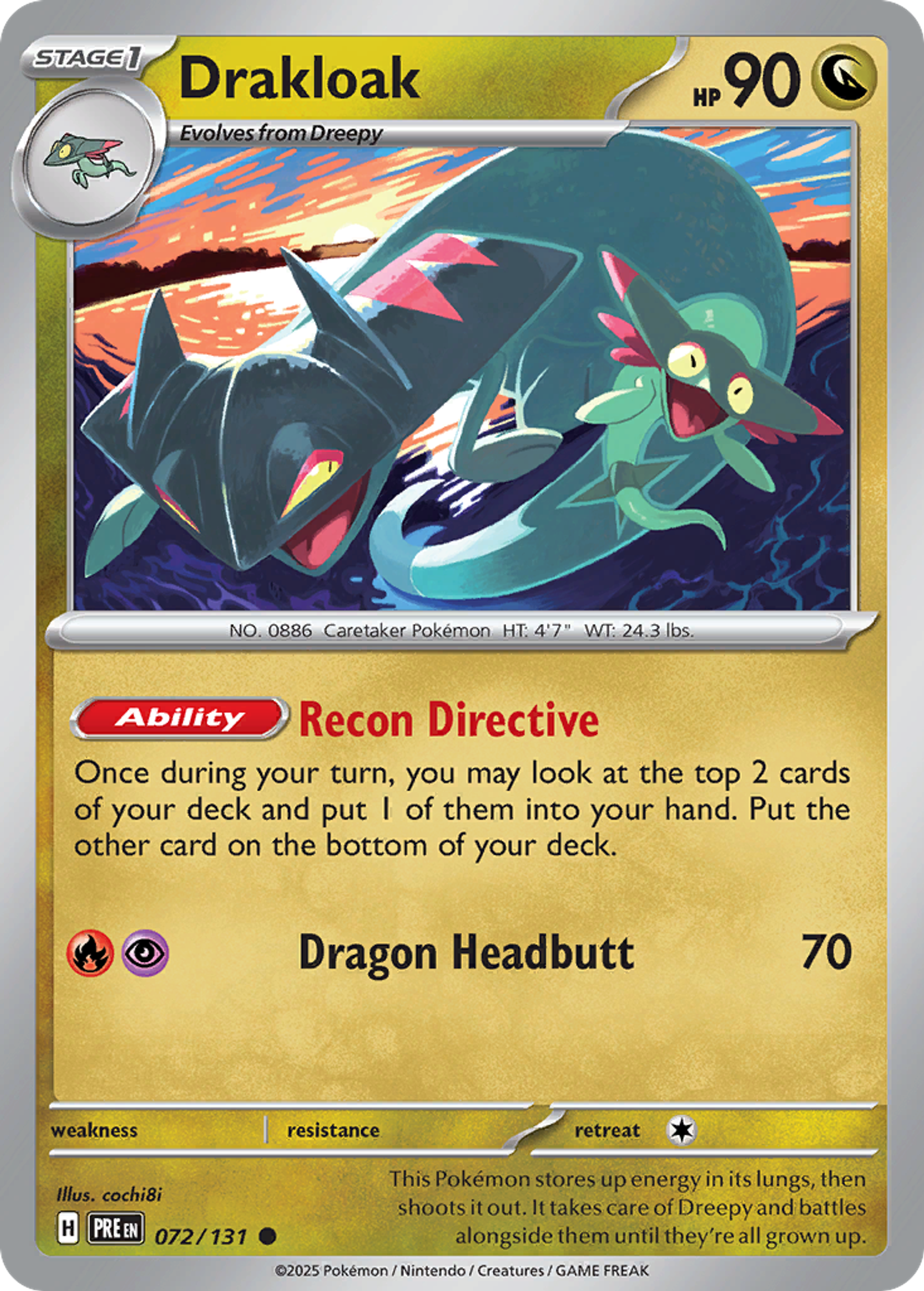 Drakloak — SV: Prismatic Evolutions — Pokémon
