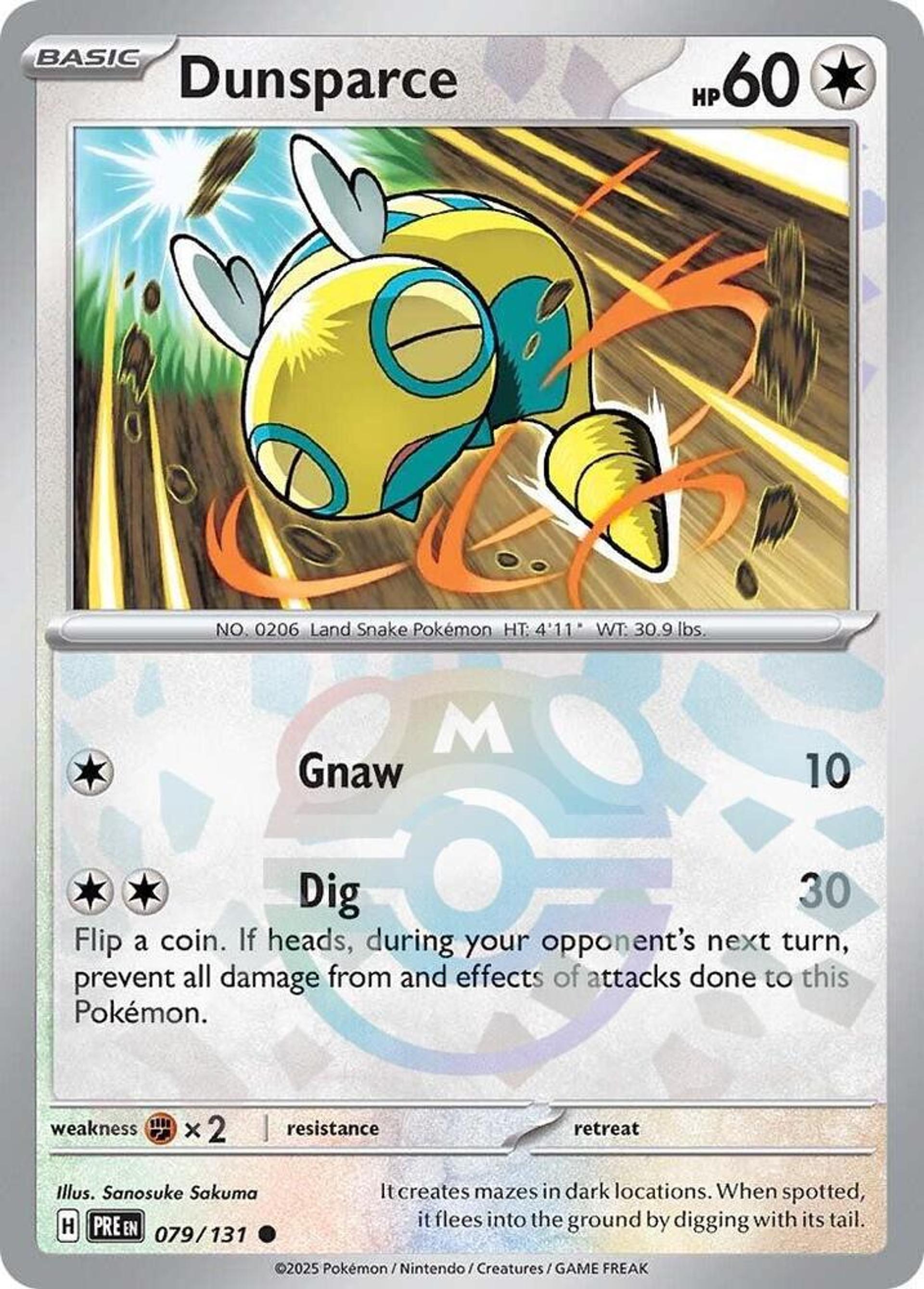 Dunsparce — SV: Prismatic Evolutions — Pokemon