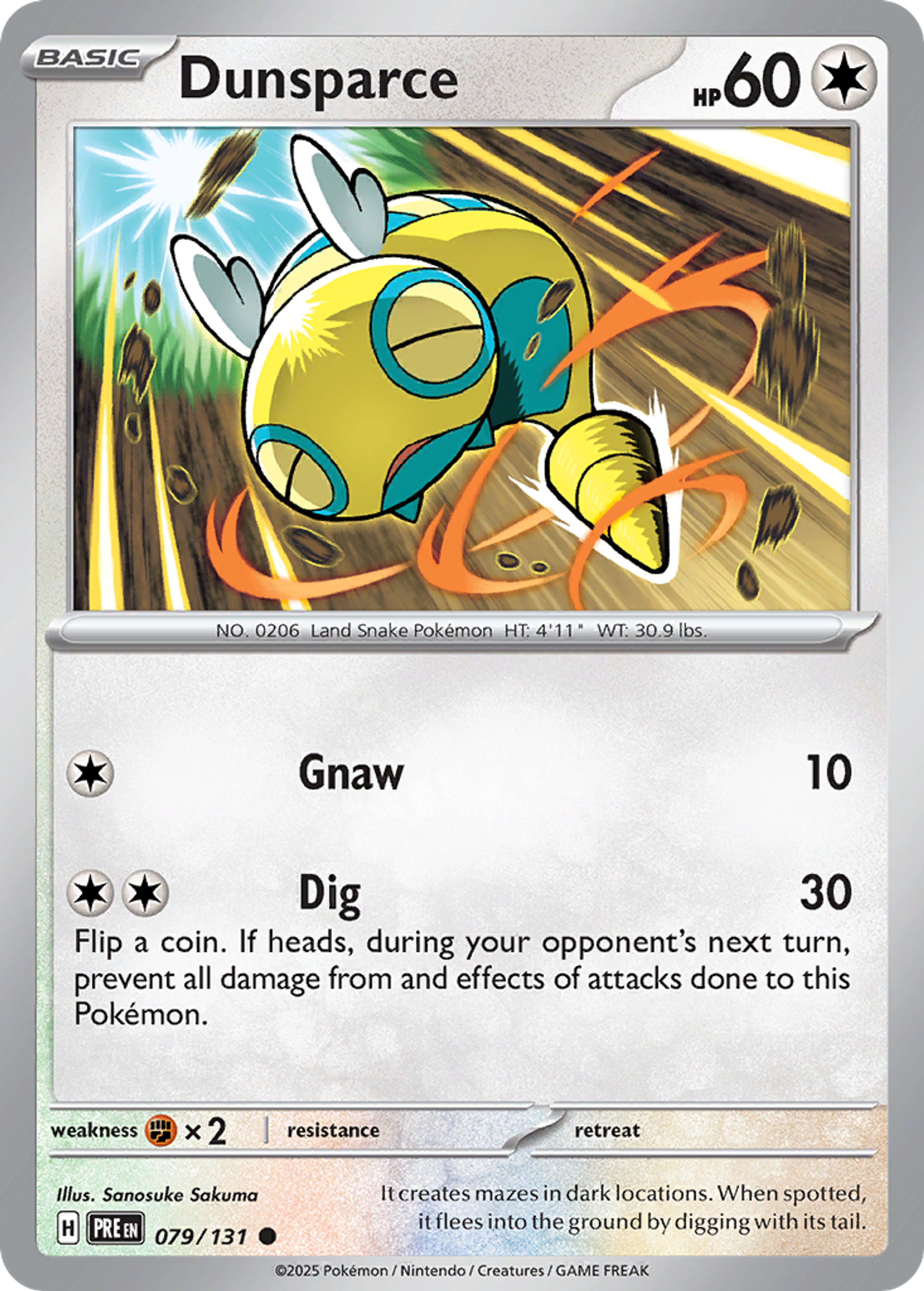 Dunsparce — SV: Prismatic Evolutions — Pokémon