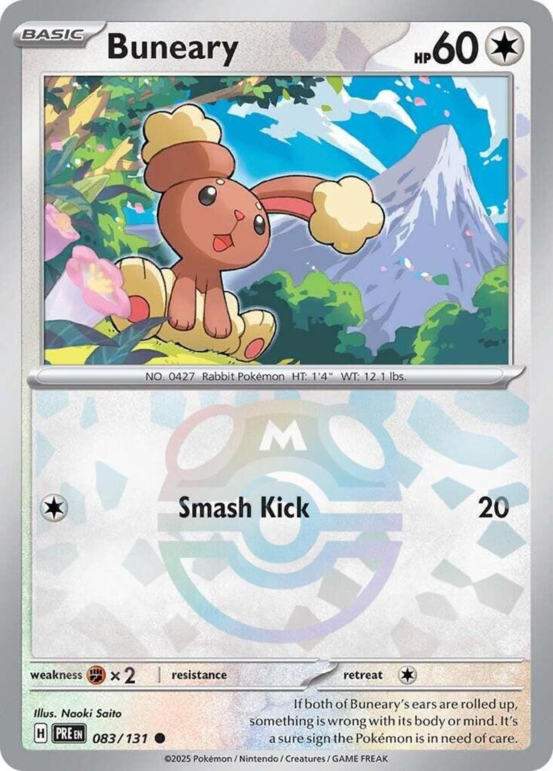 Buneary — SV: Prismatic Evolutions — Pokemon