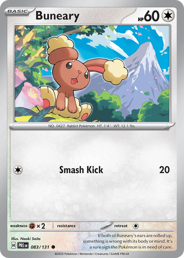 Buneary — SV: Prismatic Evolutions — Pokemon