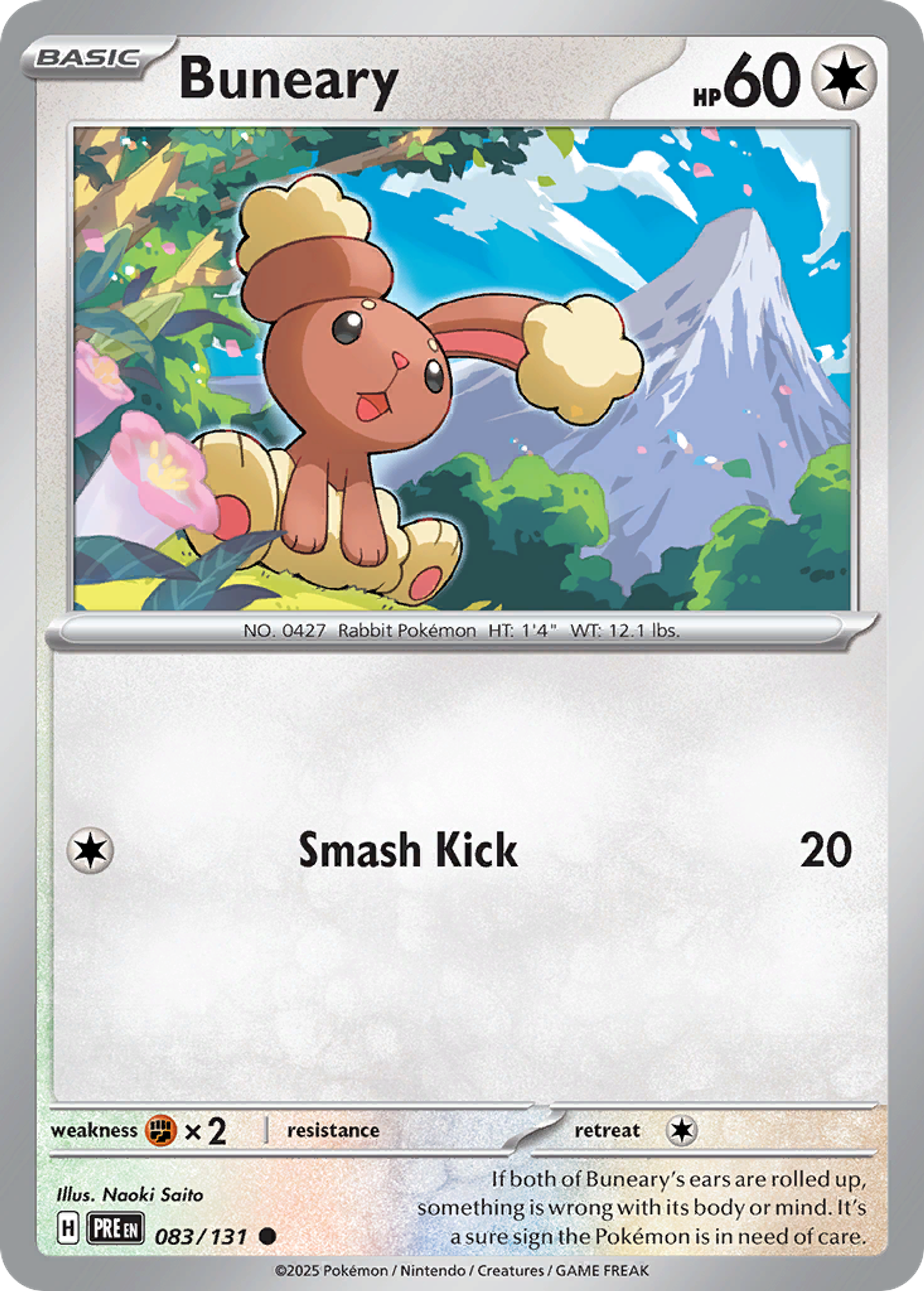 Buneary — SV: Prismatic Evolutions — Pokémon