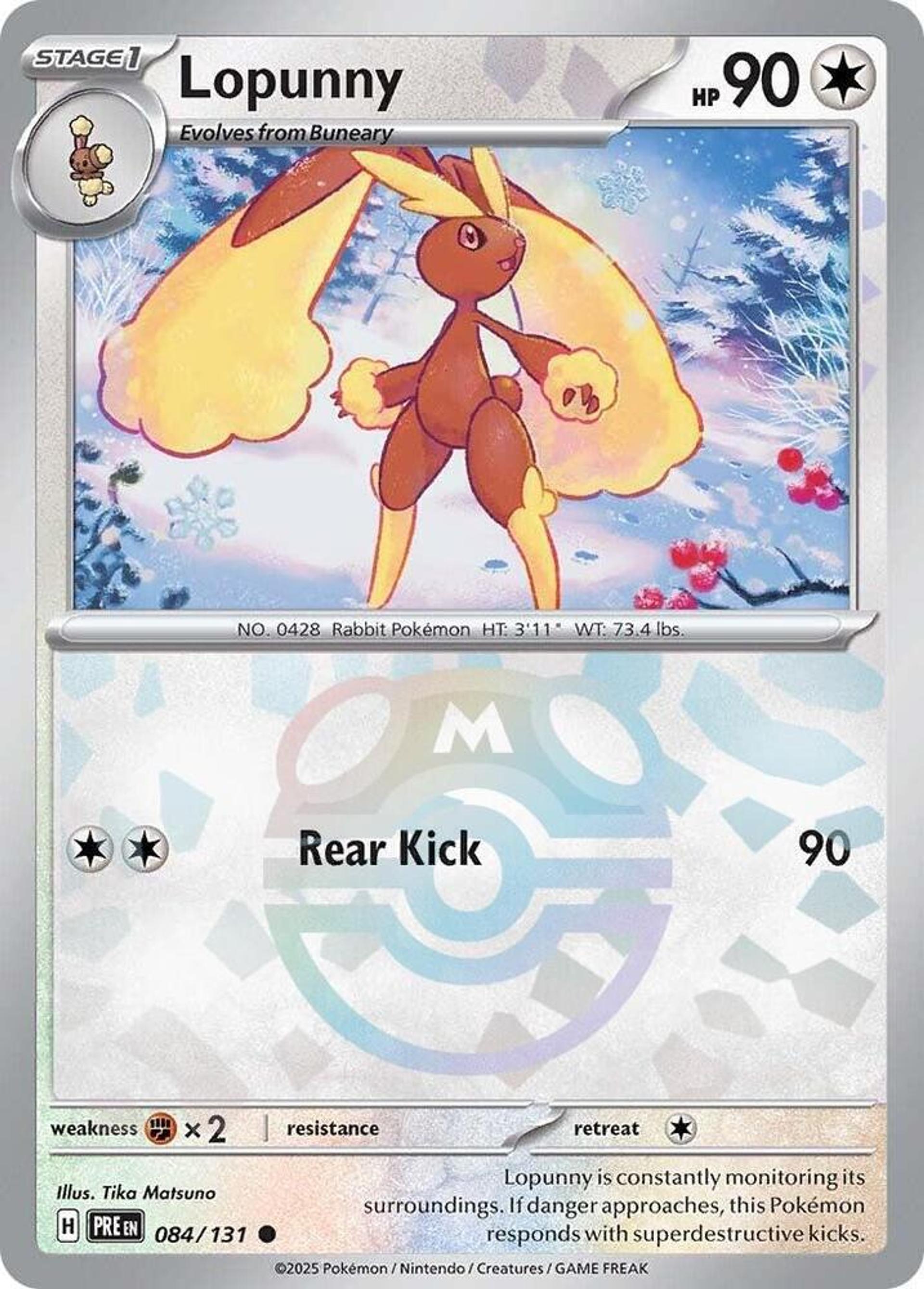 Lopunny — SV: Prismatic Evolutions — Pokemon