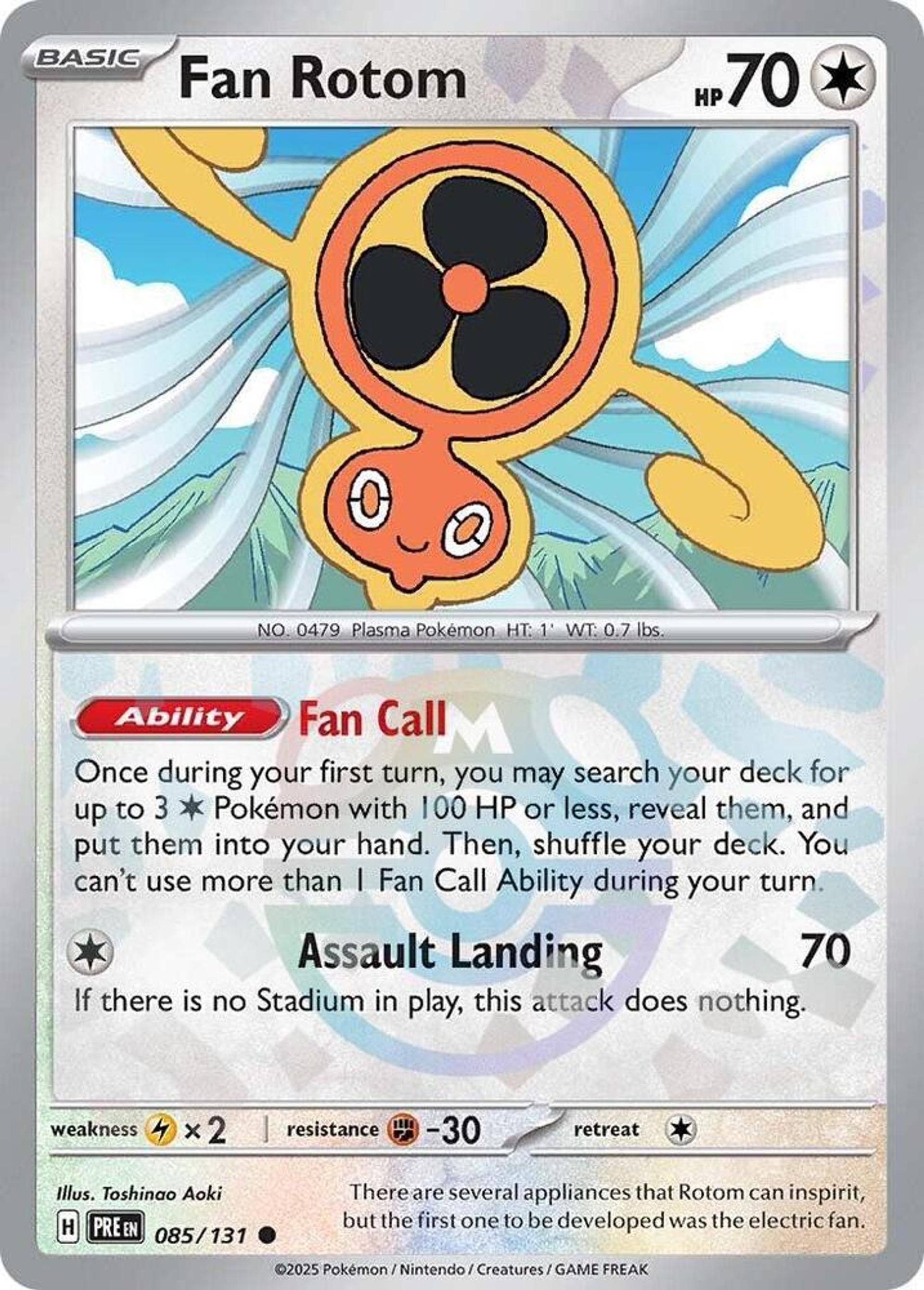Fan Rotom — SV: Prismatic Evolutions — Pokemon