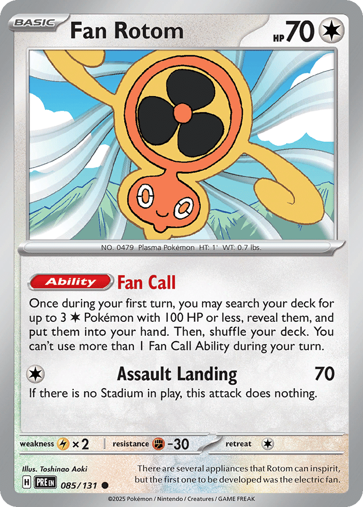 Fan Rotom — SV: Prismatic Evolutions — Pokemon