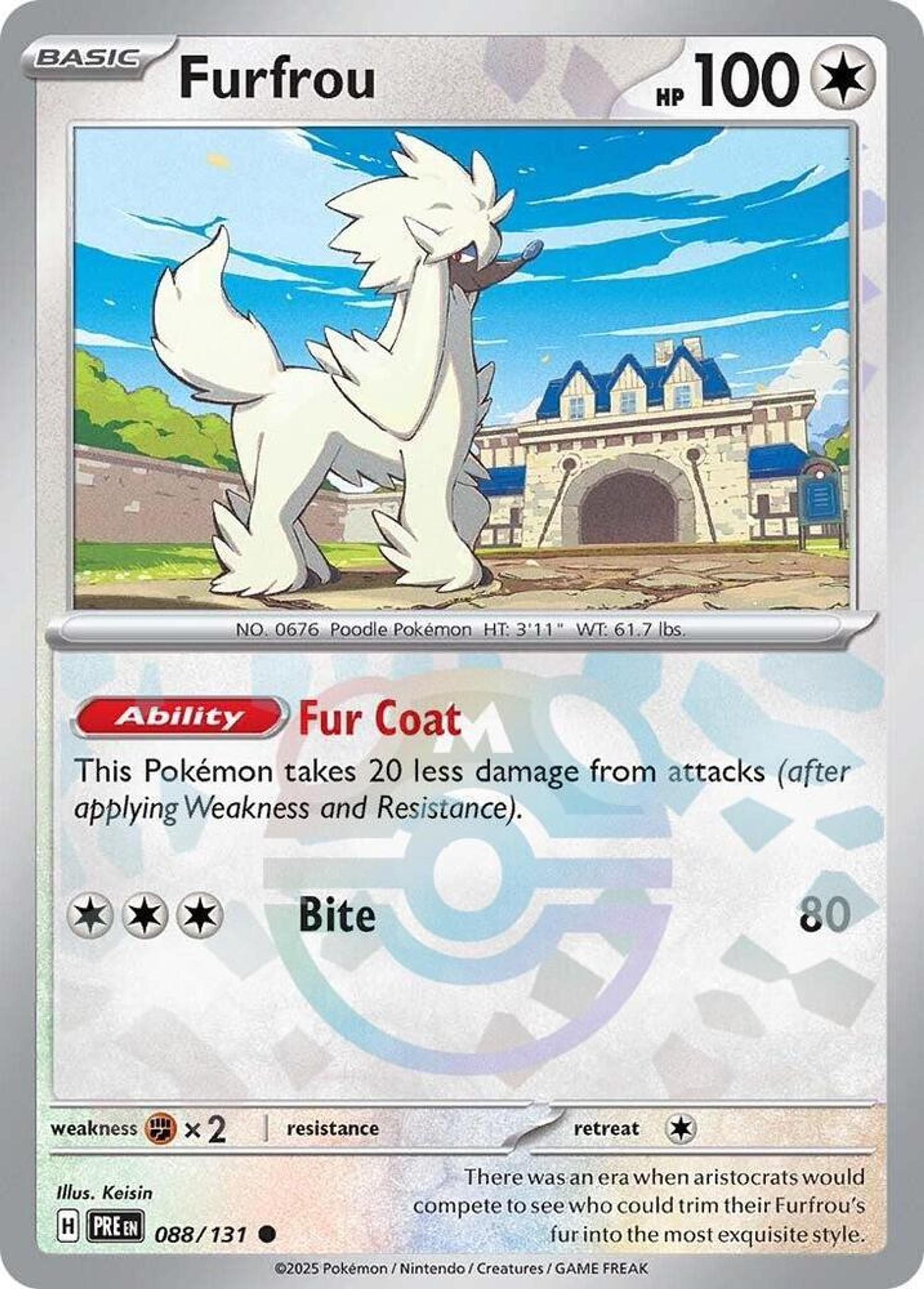 Furfrou — SV: Prismatic Evolutions — Pokemon