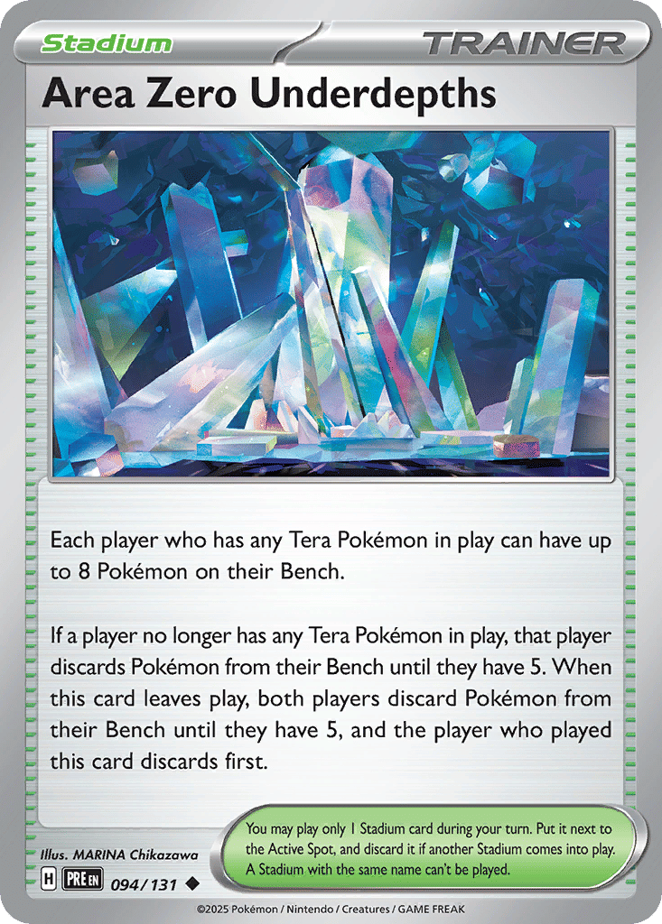 Area Zero Underdepths — SV: Prismatic Evolutions — Pokemon