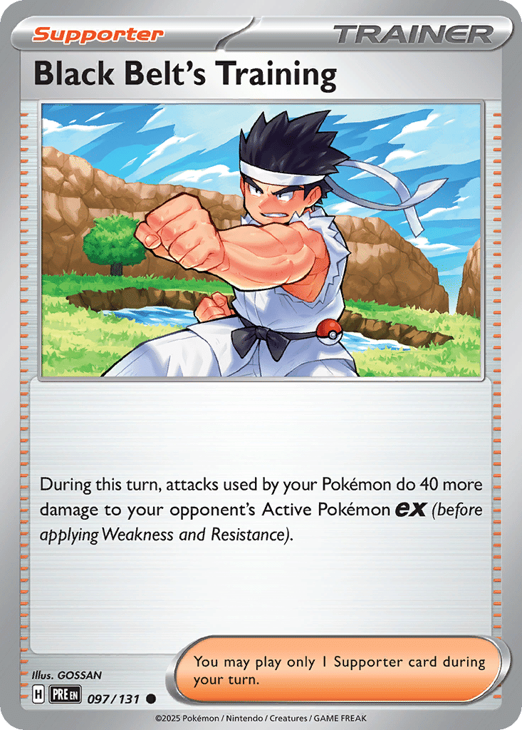 Black Belt's Training — SV: Prismatic Evolutions — Pokemon