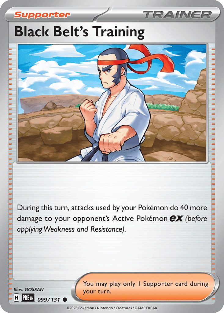 Black Belt's Training — SV: Prismatic Evolutions — Pokemon