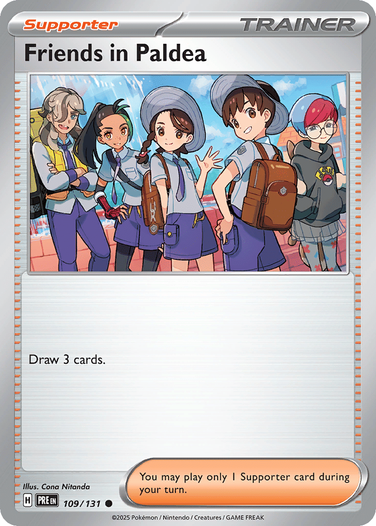 Friends in Paldea — SV: Prismatic Evolutions — Pokemon