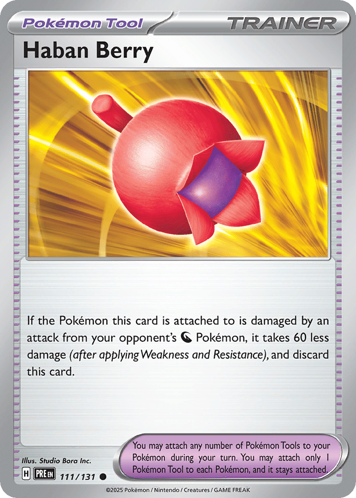 Haban Berry — SV: Prismatic Evolutions — Pokemon