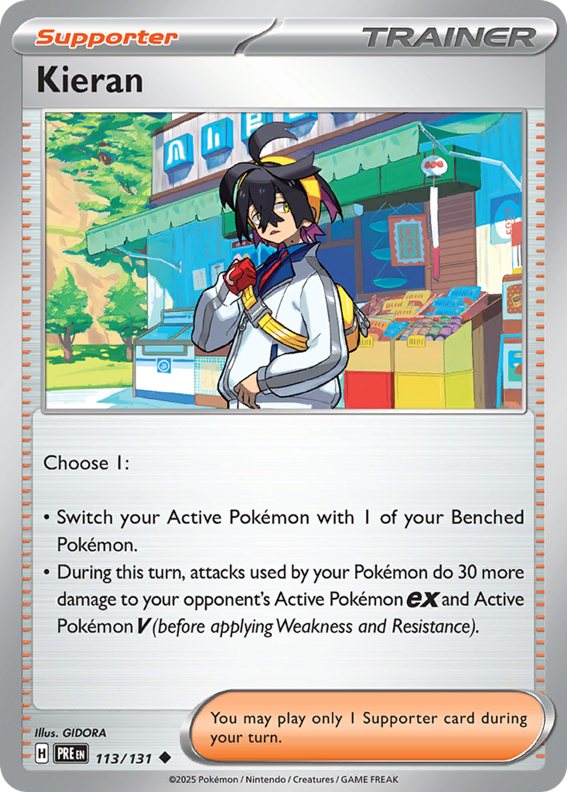 Kieran — SV: Prismatic Evolutions — Pokémon