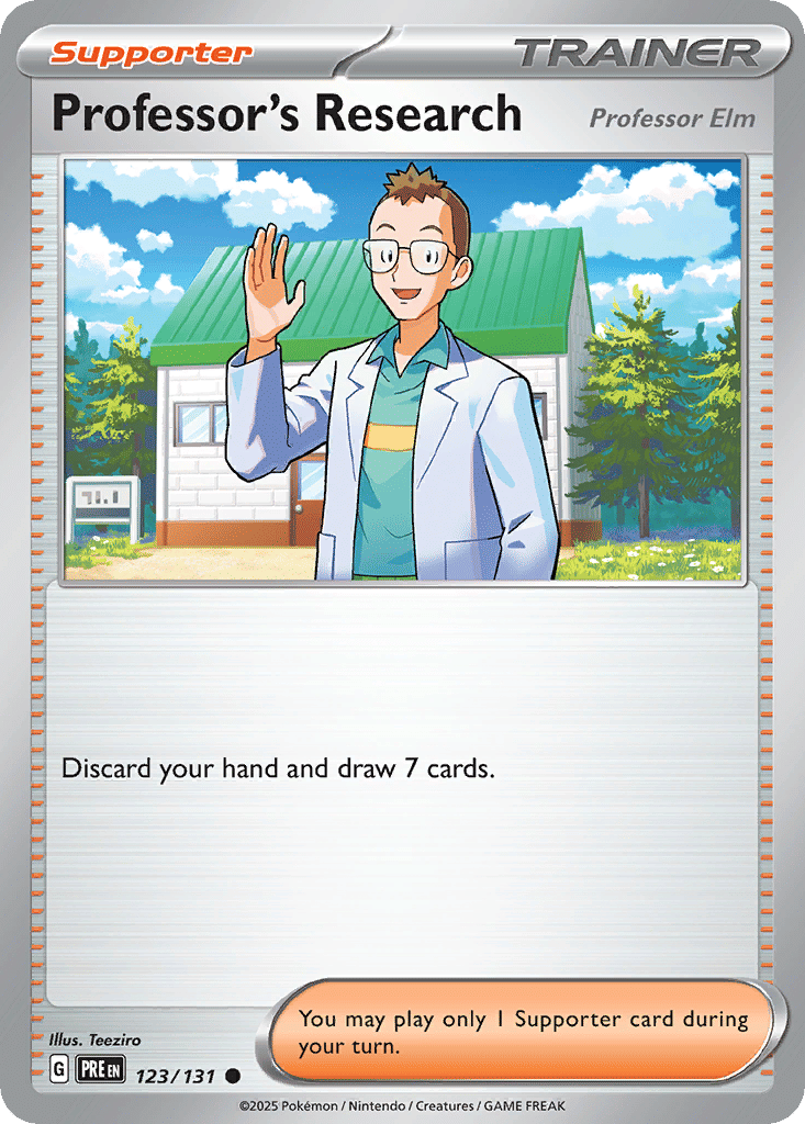 Professor's Research — SV: Prismatic Evolutions — Pokemon