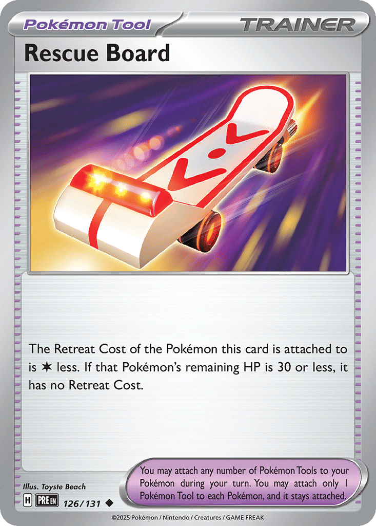 Rescue Board — SV: Prismatic Evolutions — Pokemon