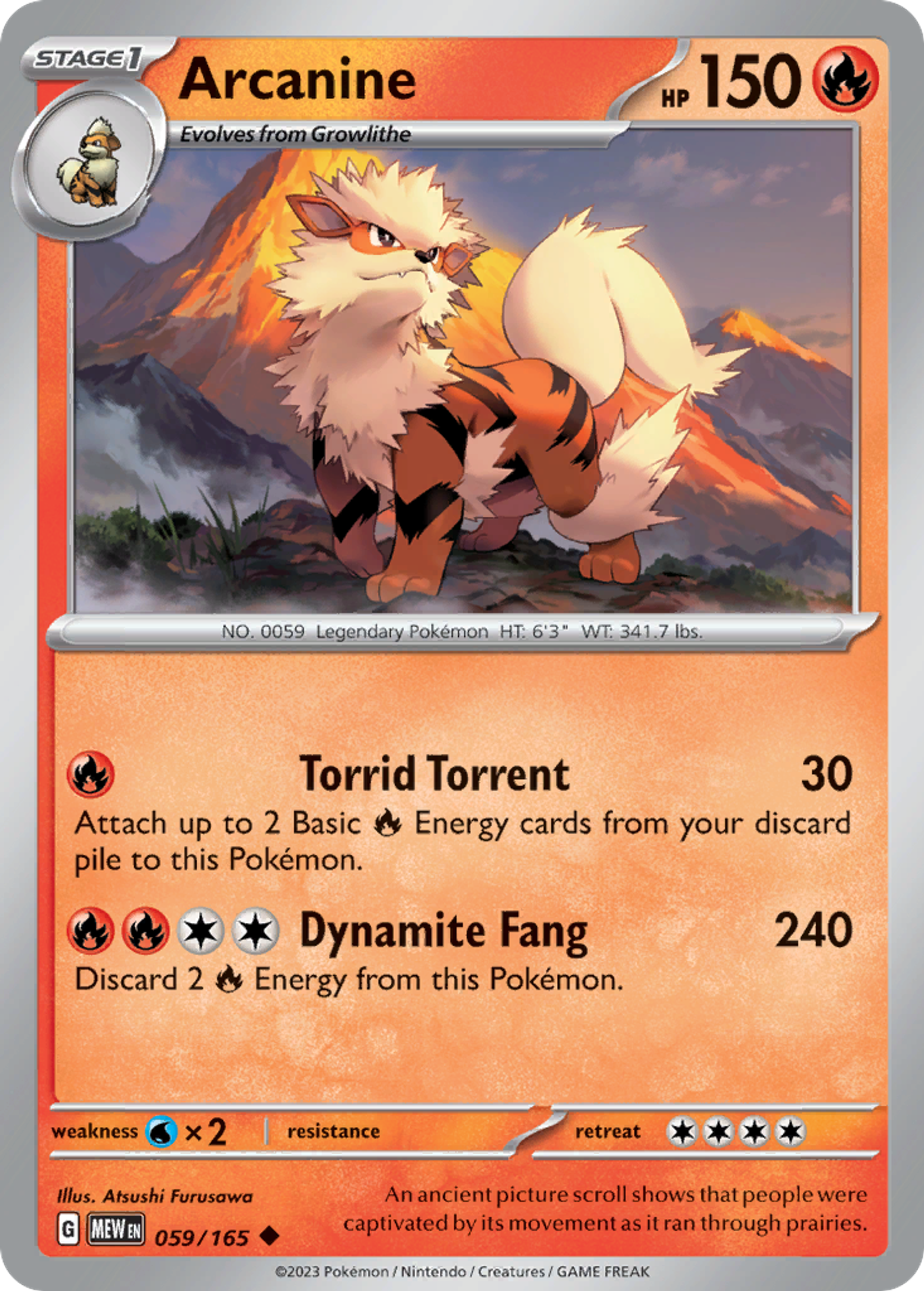 Arcanin — SV: Scarlet & Violet 151 — Pokémon