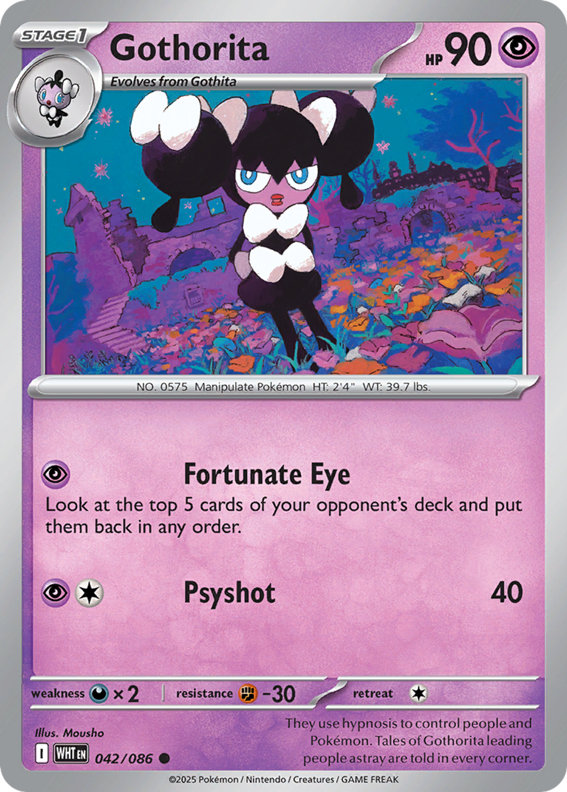 Gothorita — SV: White Flare — Pokémon