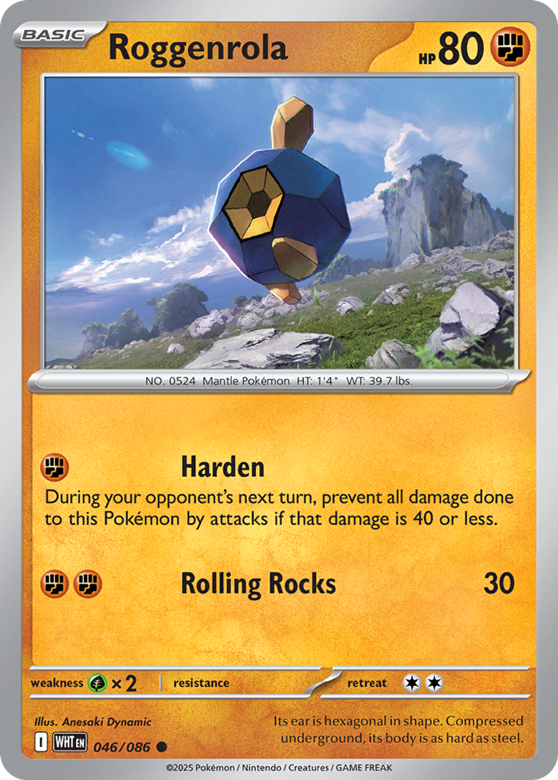 Roggenrola — SV: White Flare — Pokémon