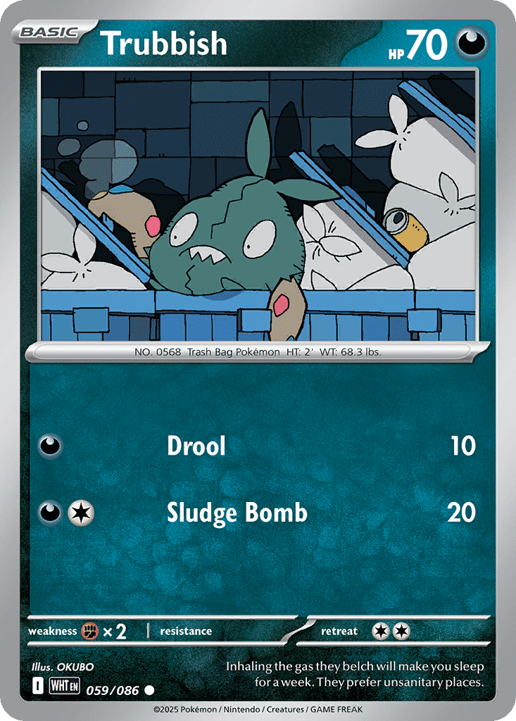 Trubbish — SV: White Flare — Pokemon