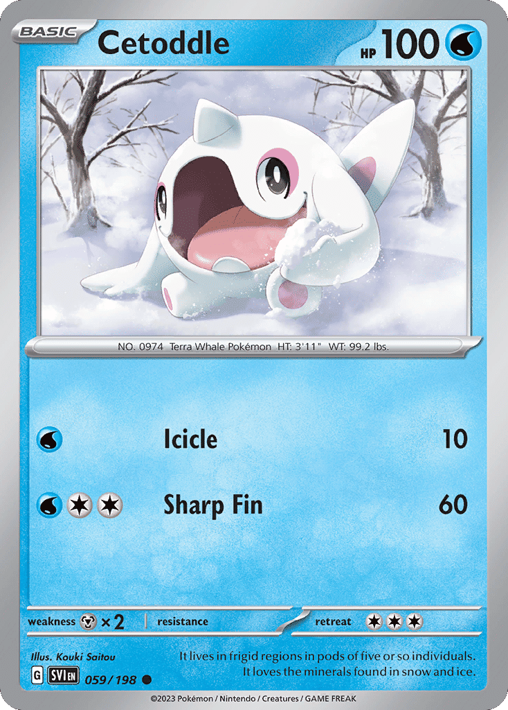 Cetoddle — SV01: Scarlet & Violet Base Set — Pokemon