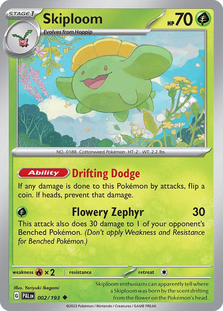 Skiploom — SV02: Paldea Evolved — Pokemon