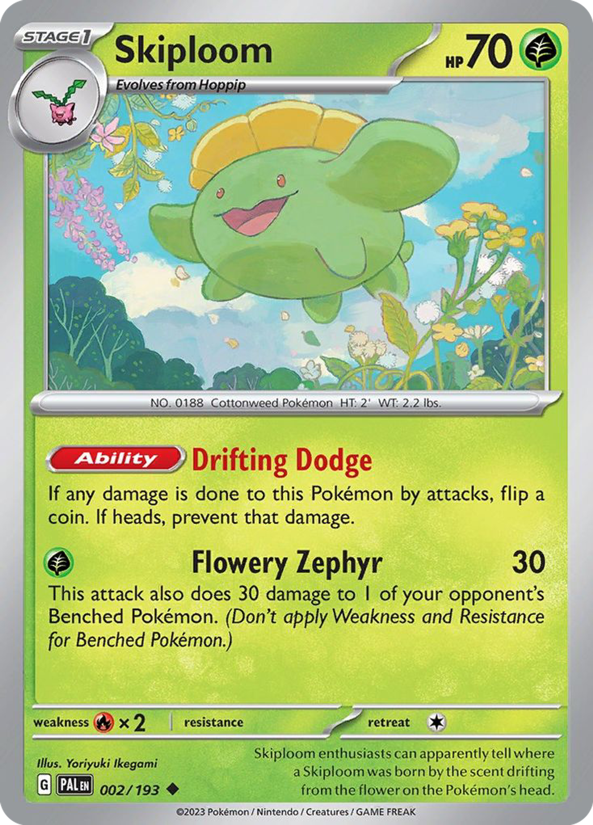 Skiploom — SV02: Paldea Evolved — Pokemon