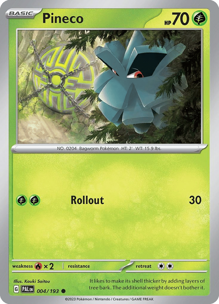 Pineco — SV02: Paldea Evolved — Pokemon