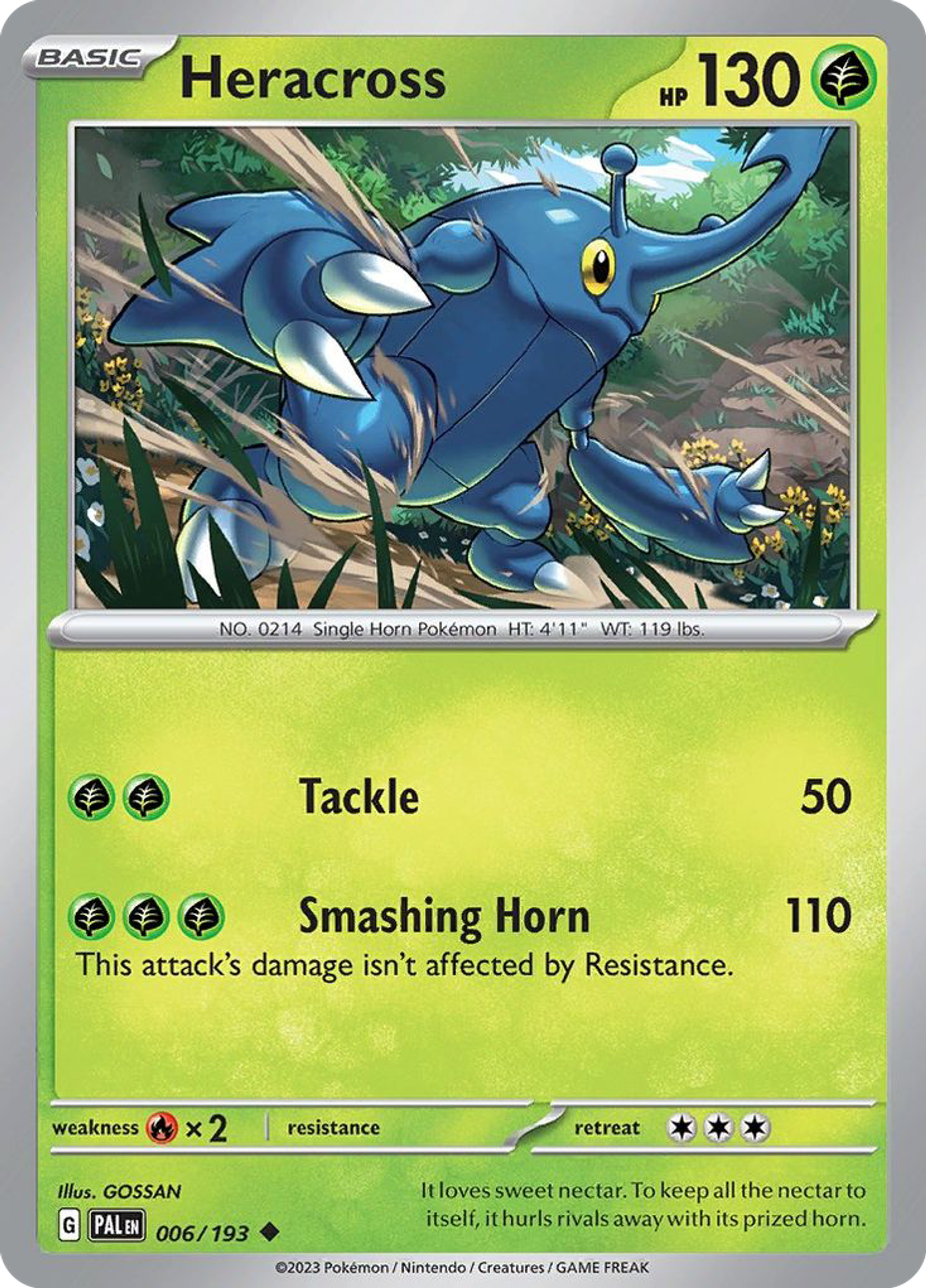 Heracross — SV02: Paldea Evolved — Pokemon