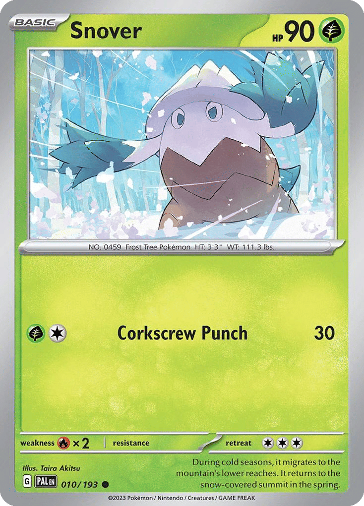 Snover — SV02: Paldea Evolved — Pokemon