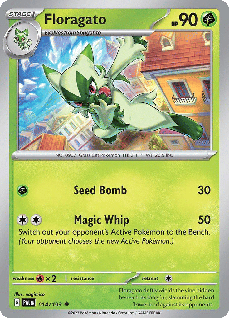 Floragato — SV02: Paldea Evolved — Pokemon