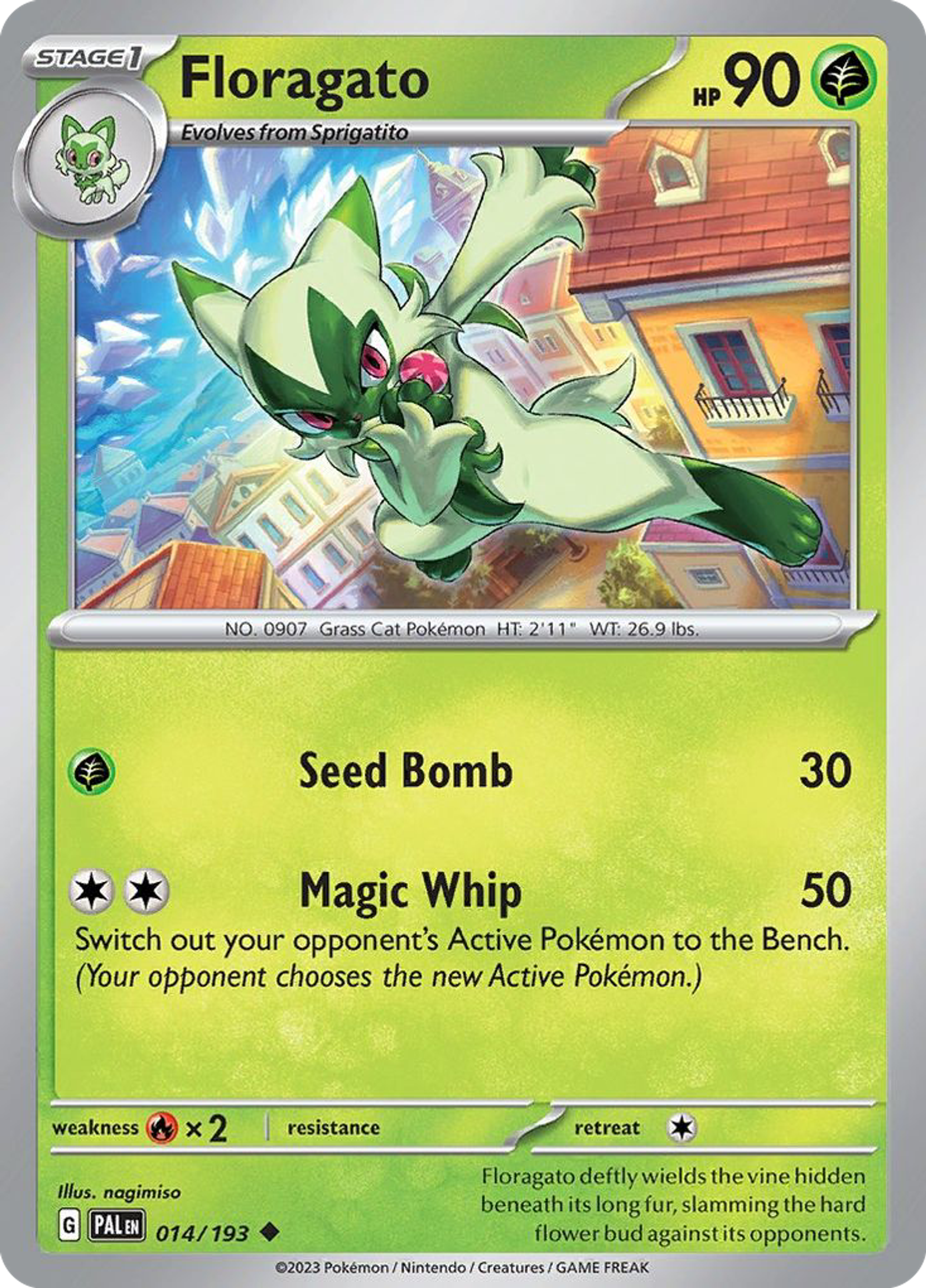 Floragato — SV02: Paldea Evolved — Pokemon