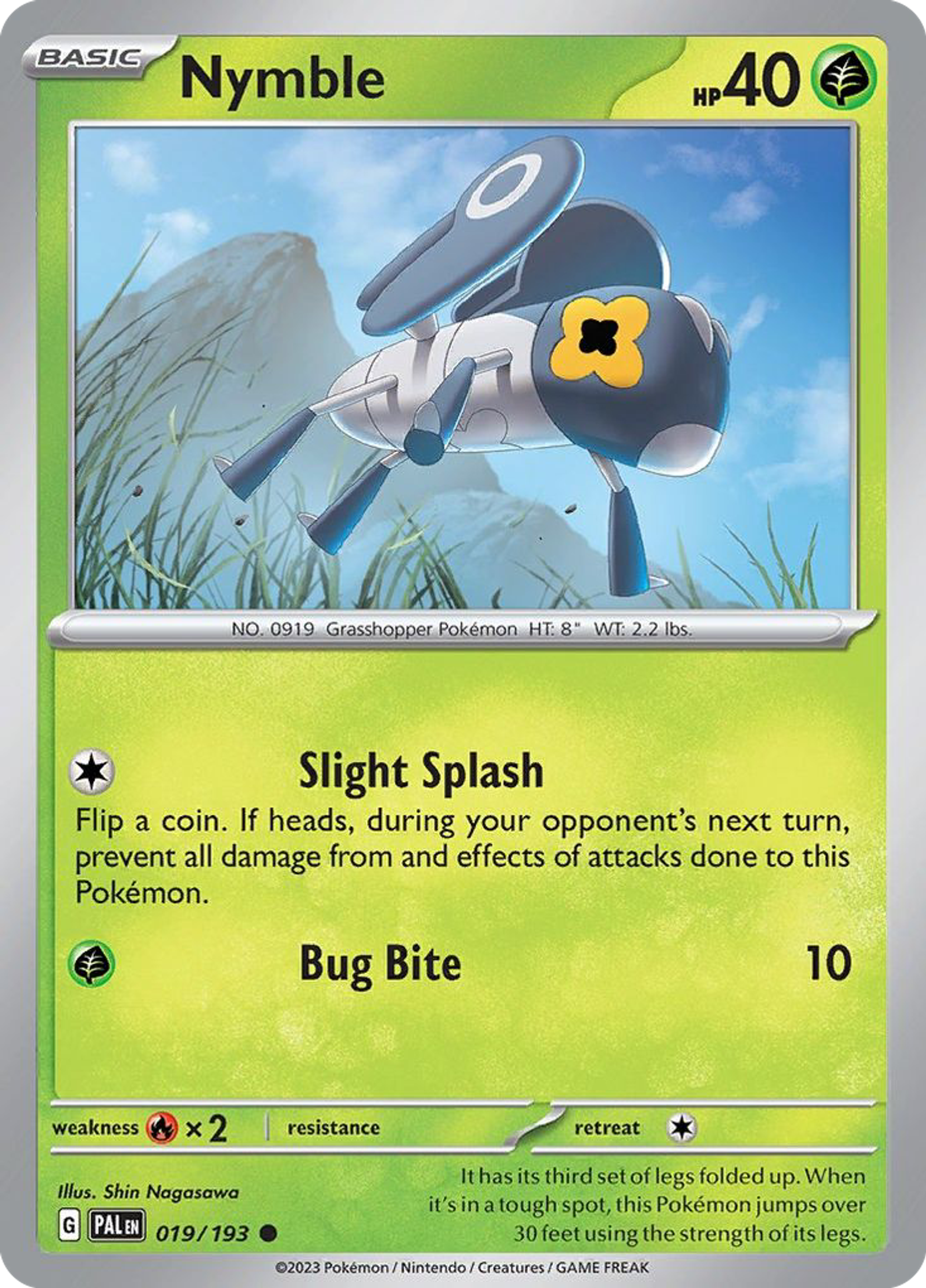 Nymble — SV02: Paldea Evolved — Pokemon