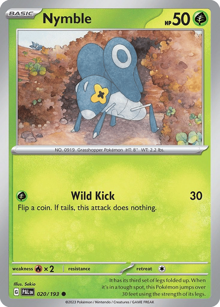 Nymble — SV02: Paldea Evolved — Pokemon