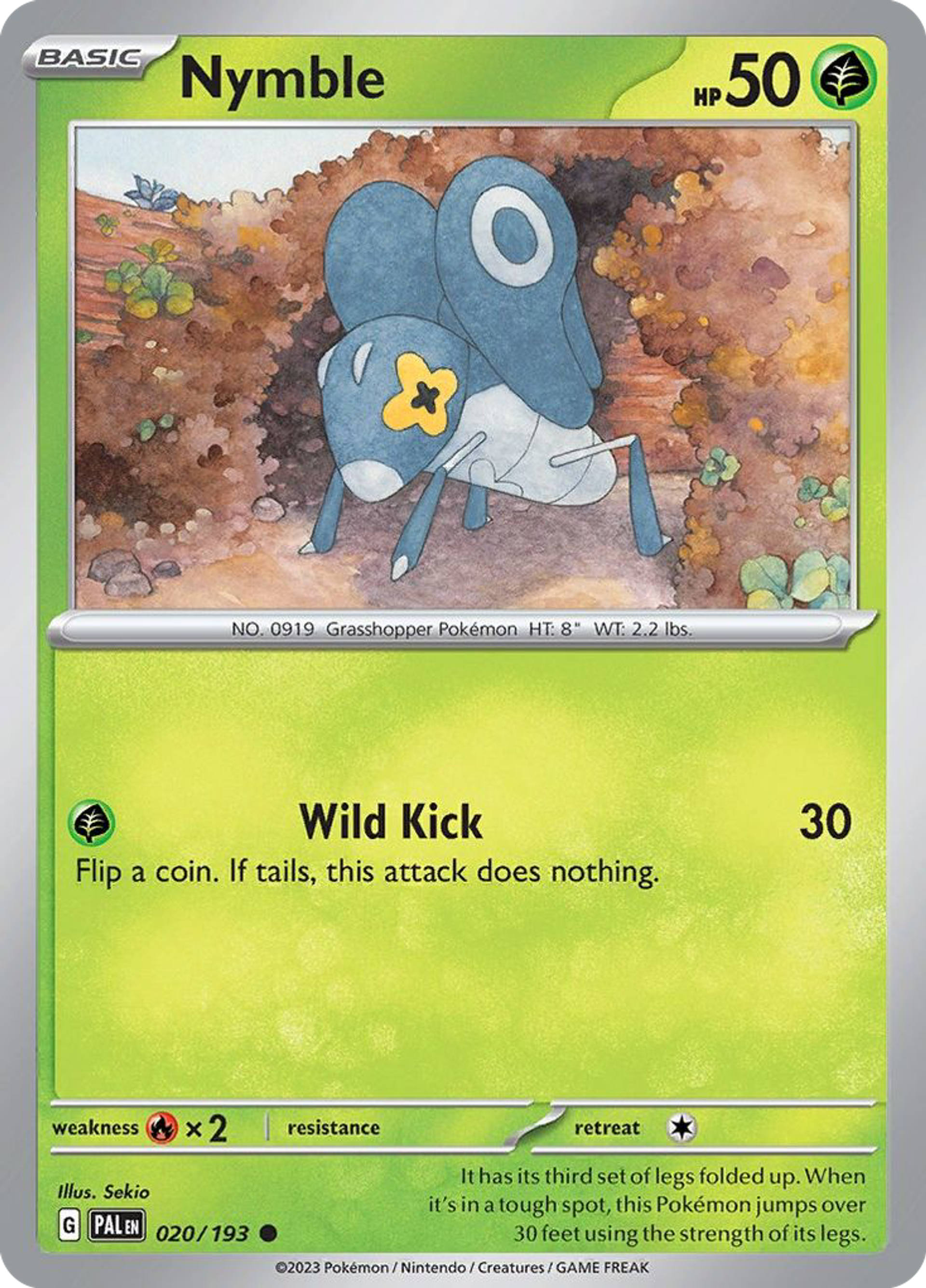 Nymble — SV02: Paldea Evolved — Pokemon