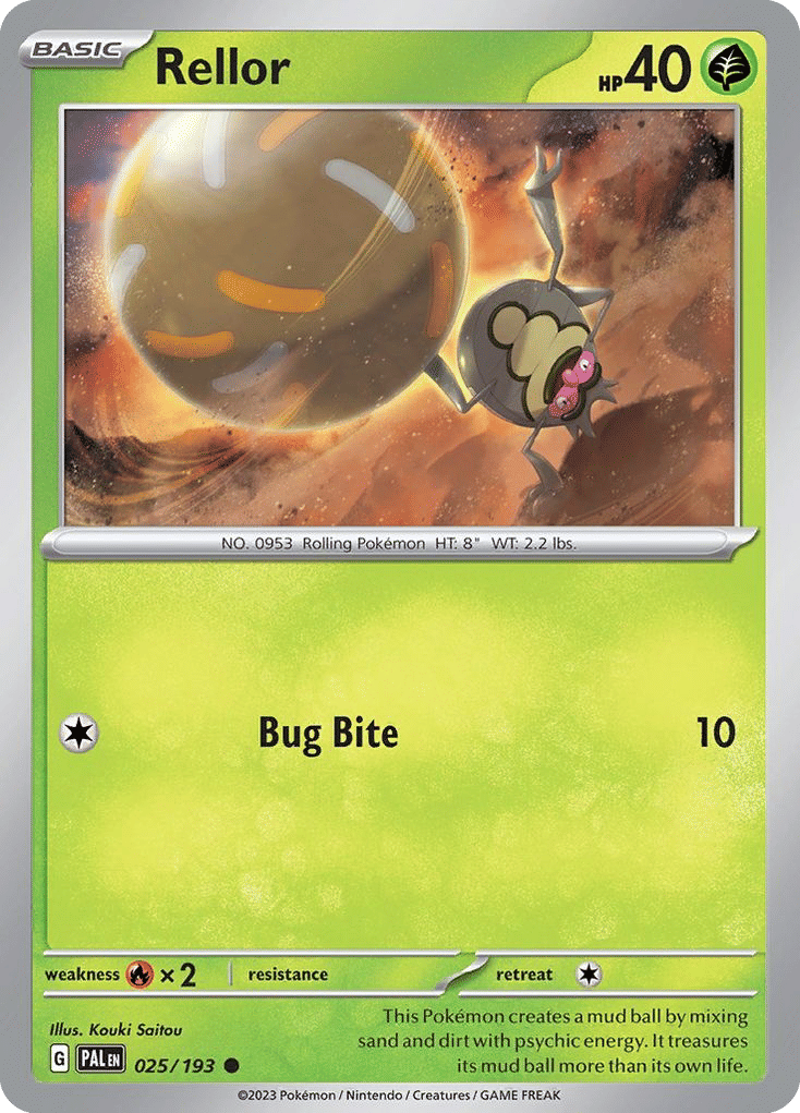 Rellor — SV02: Paldea Evolved — Pokemon