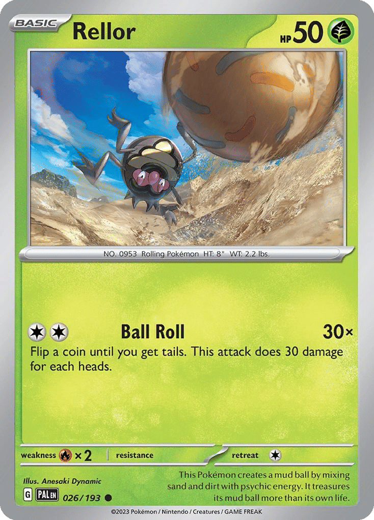 Rellor — SV02: Paldea Evolved — Pokemon