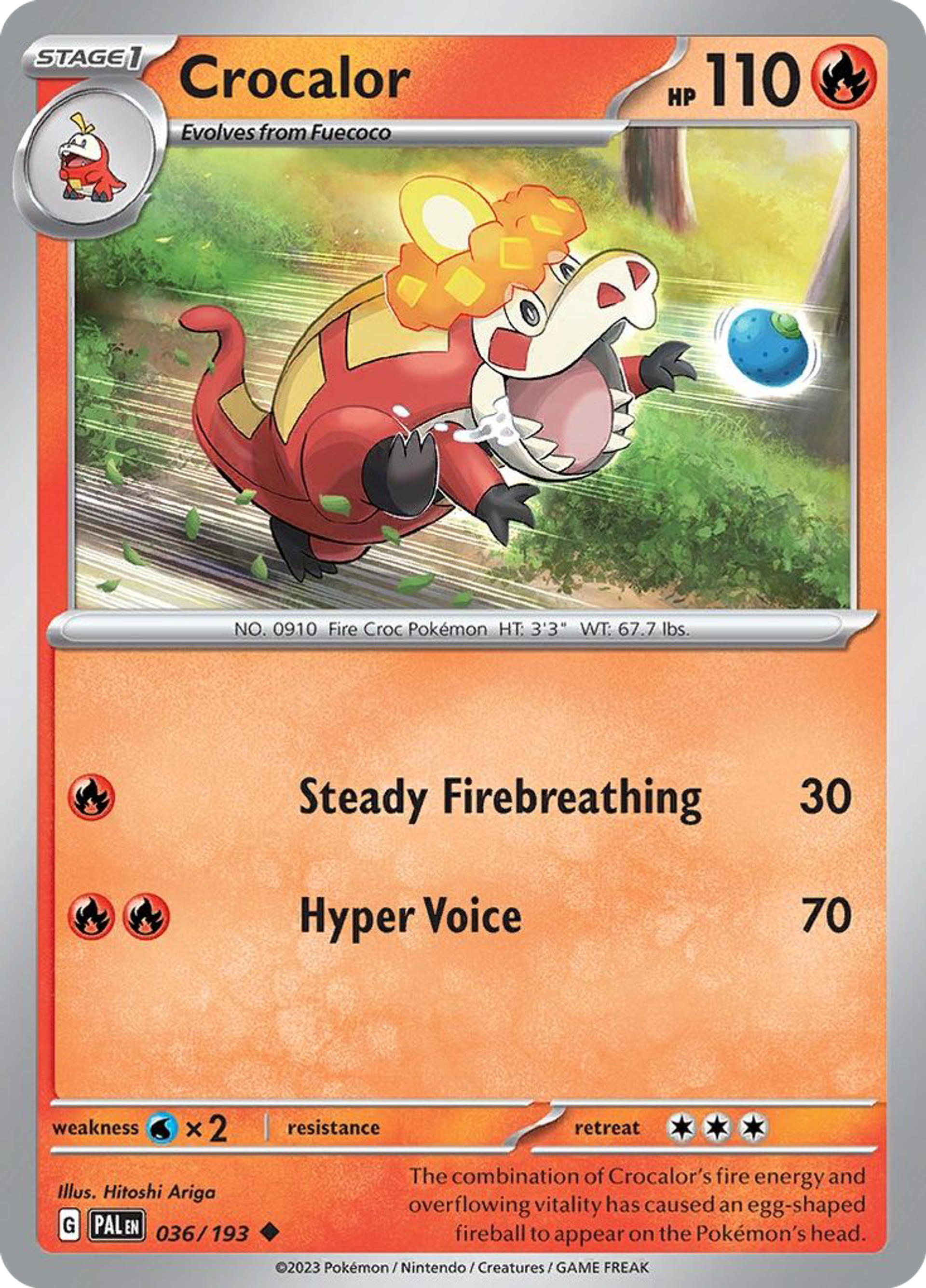 Crocogril — SV02: Paldea Evolved — Pokemon