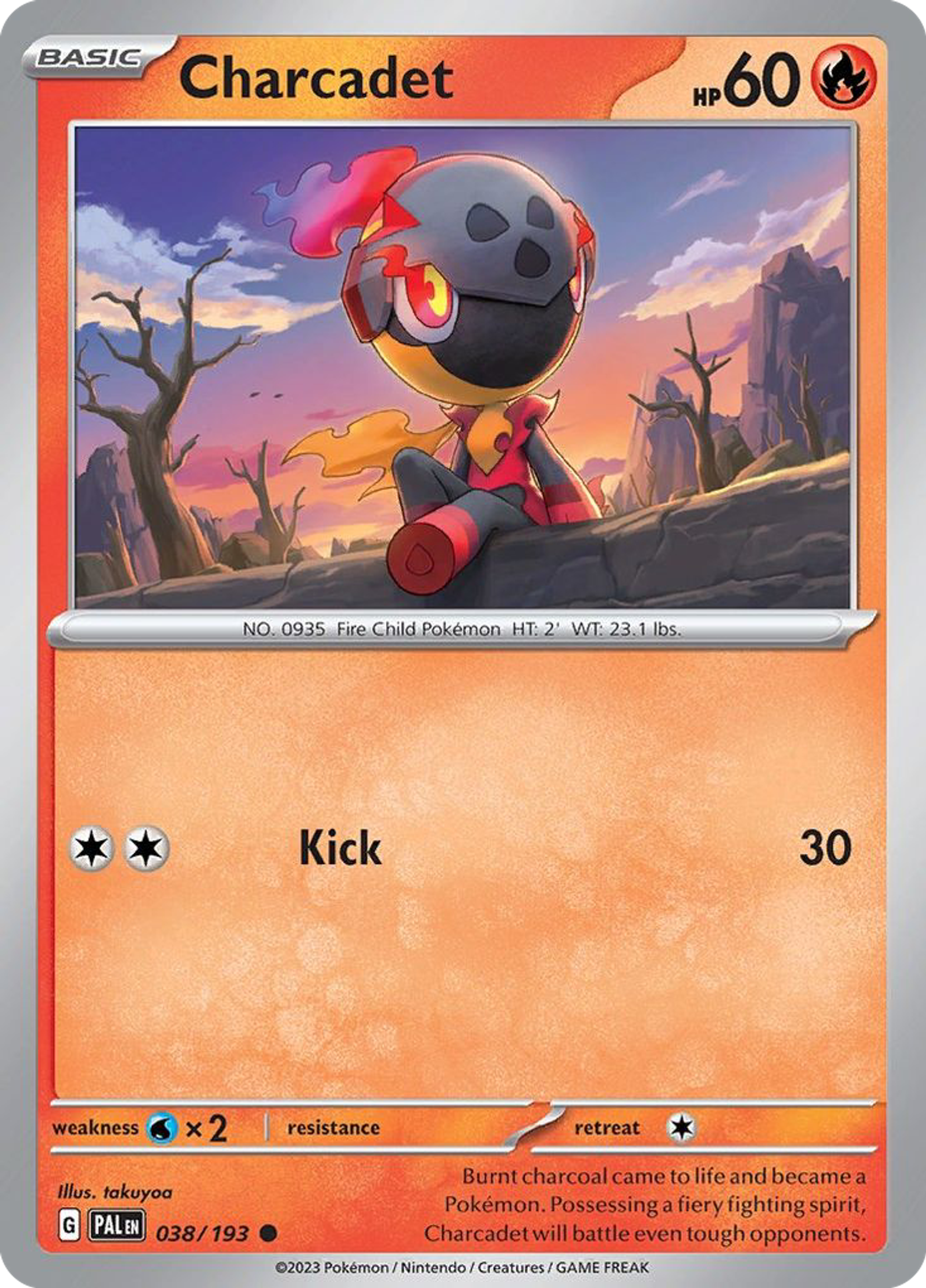 Charbambin — SV02: Paldea Evolved — Pokemon