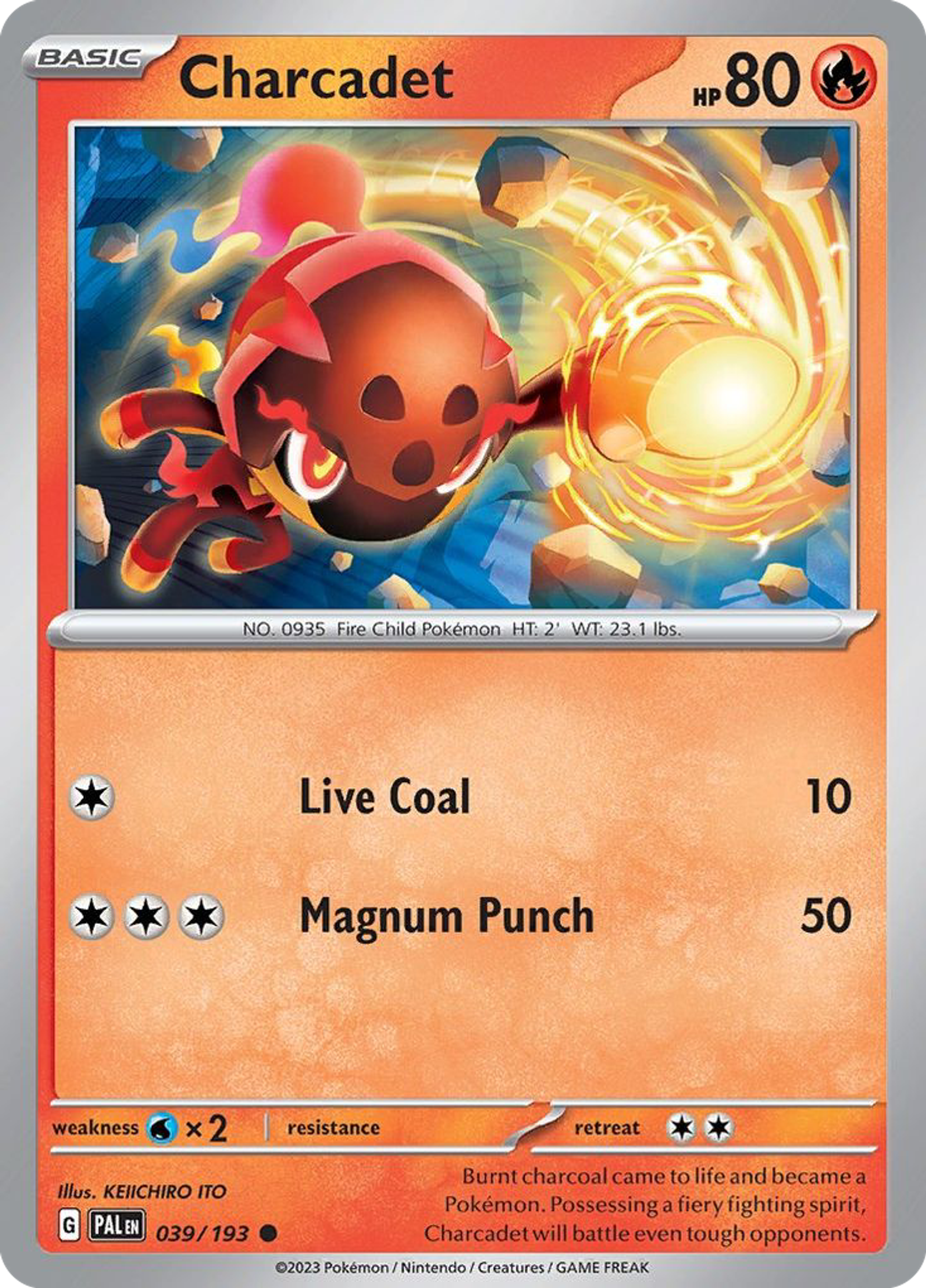 Charbambin — SV02: Paldea Evolved — Pokemon