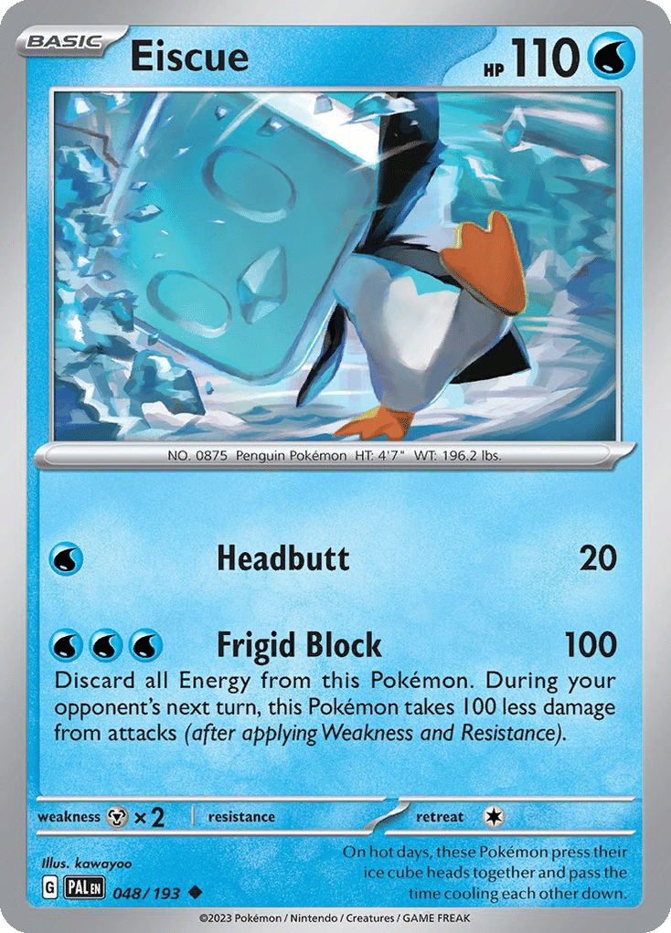 Eiscue — SV02: Paldea Evolved — Pokemon