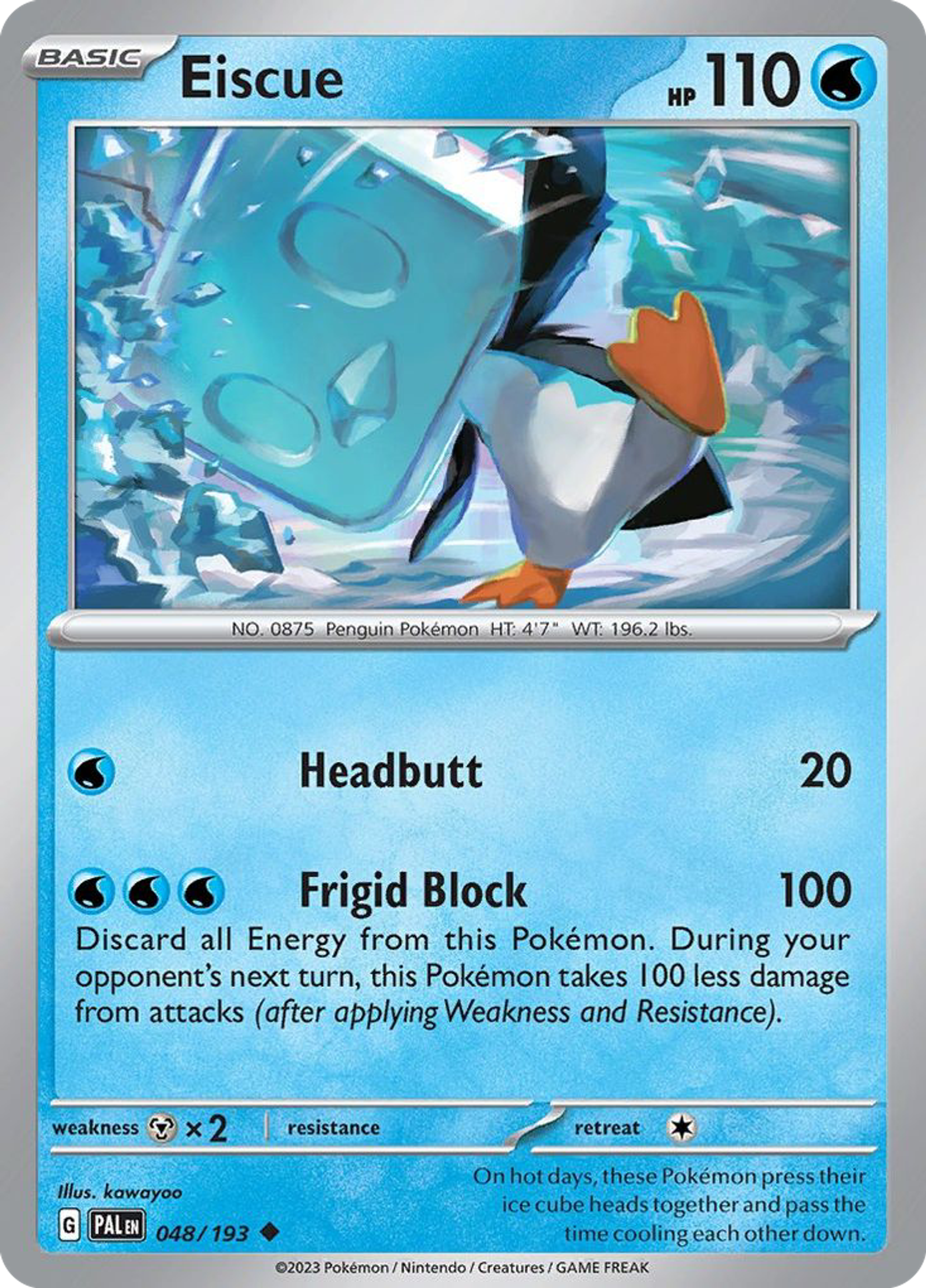 Bekaglaçon — SV02: Paldea Evolved — Pokemon